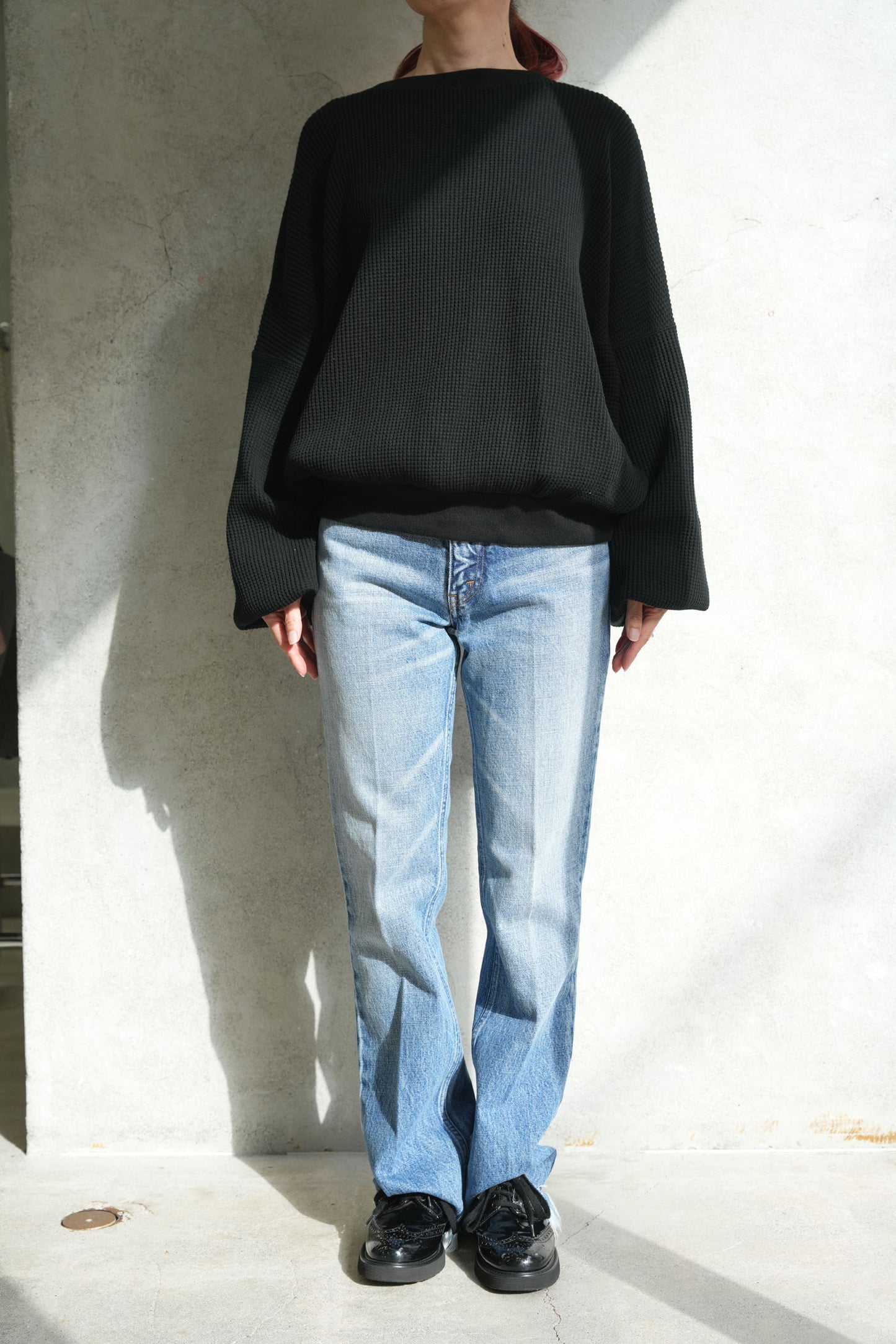 Thermal Dolman Tee -BLACK-