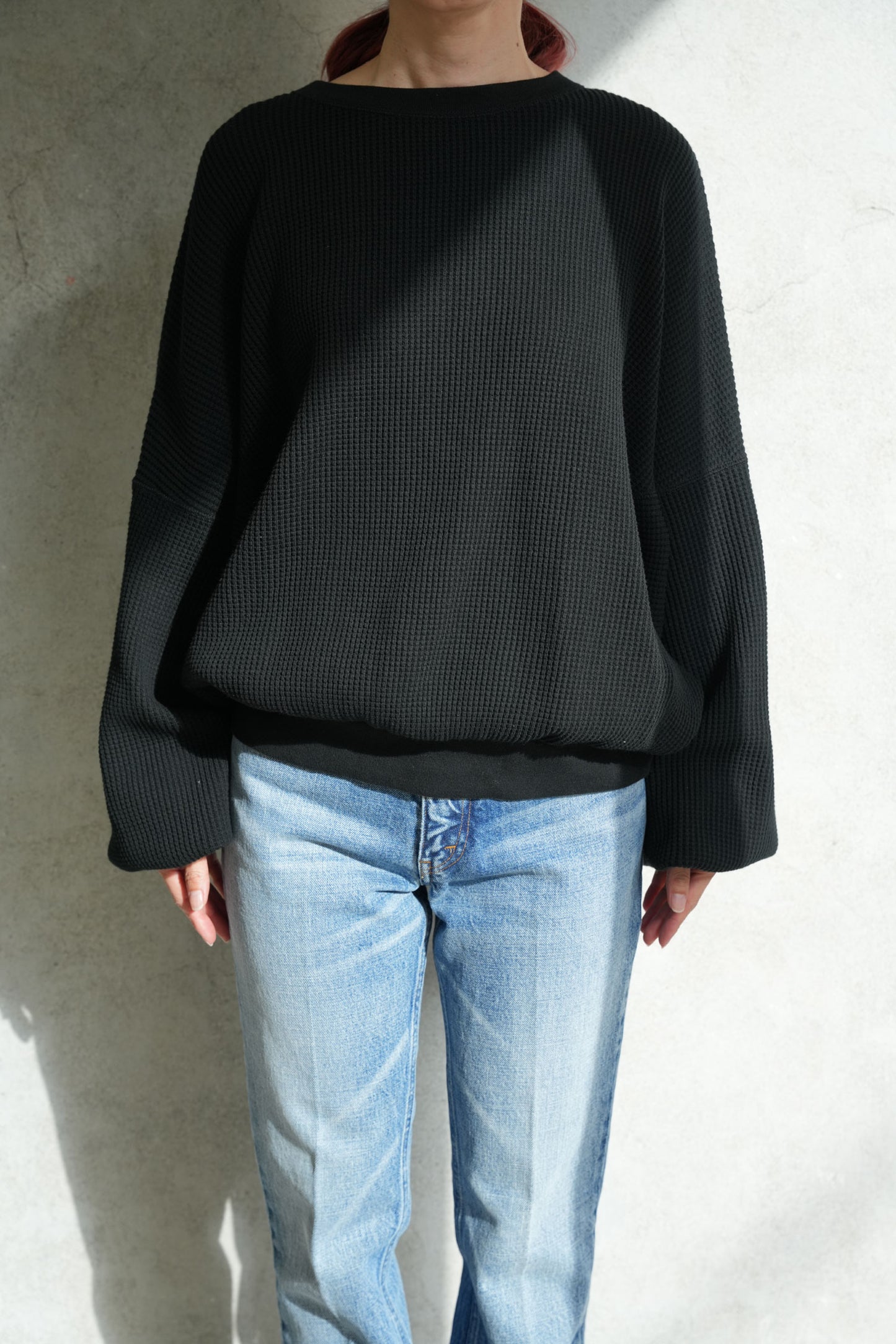 Thermal Dolman Tee -BLACK-