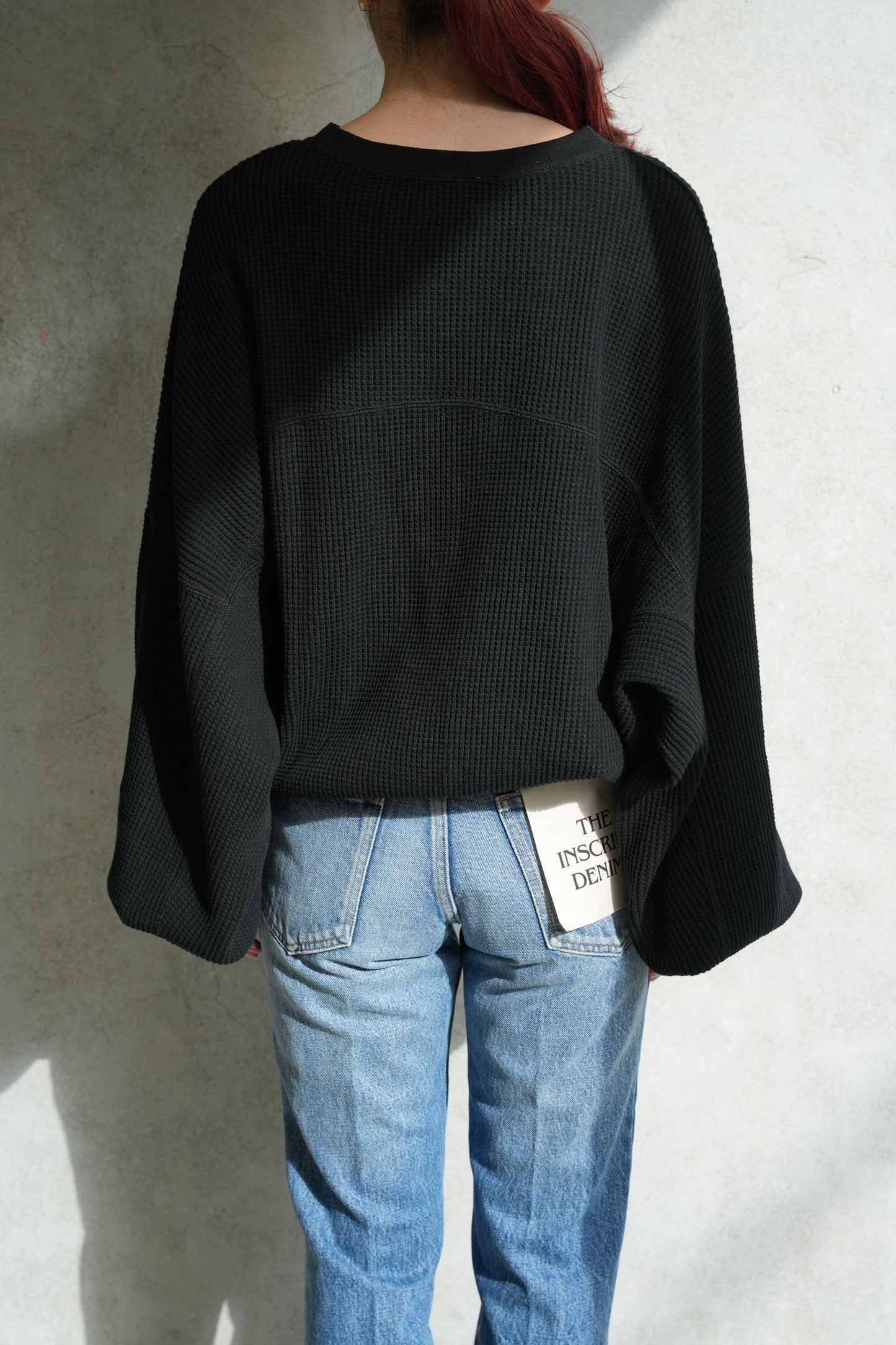 Thermal Dolman Tee -BLACK-