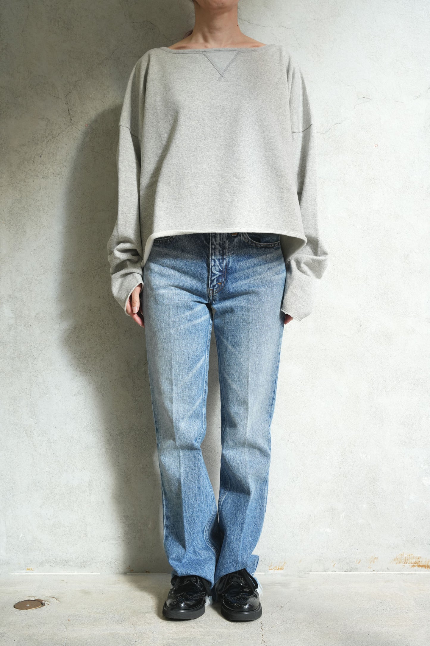 C/N Sweat-LT GREY-