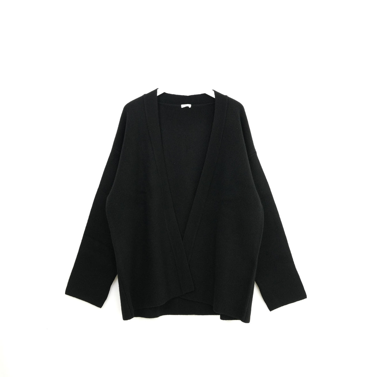トップス 25AW SEEALL NORA CARDIGAN BLACK YAK WOOL 25AW SEEALL NORA CARDIGAN BLACK YAK WOOL NORA CARDIGAN -BLACK