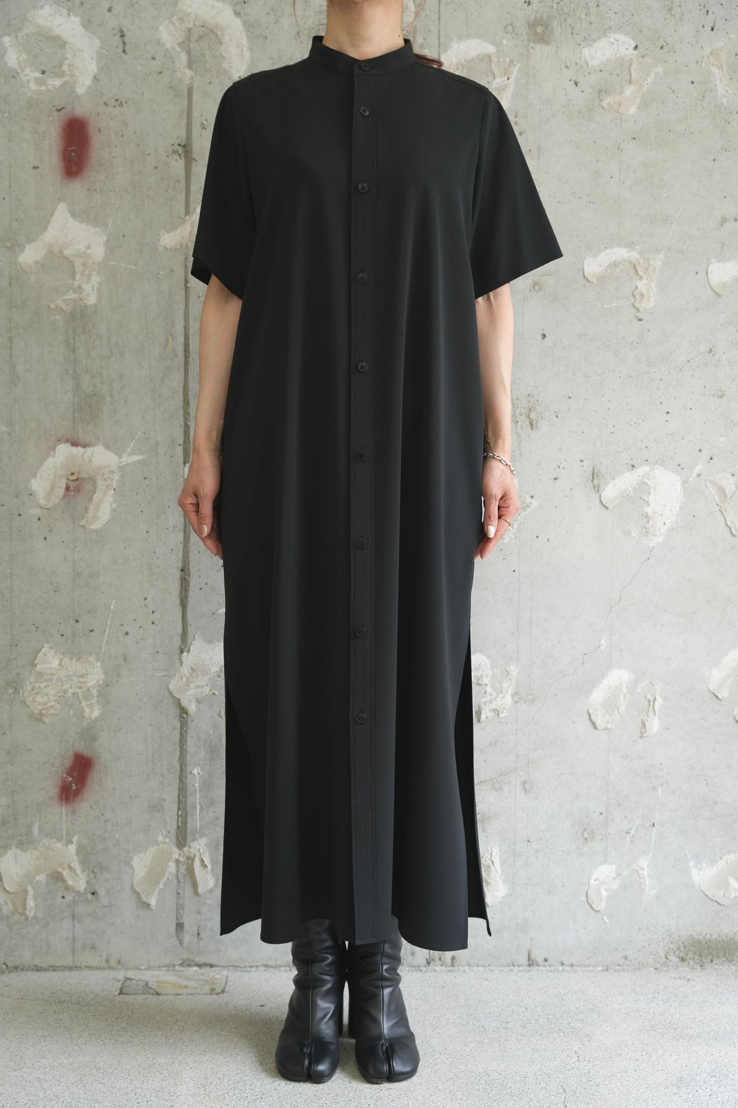 MAXI SHIRT DRESS-CREAM-