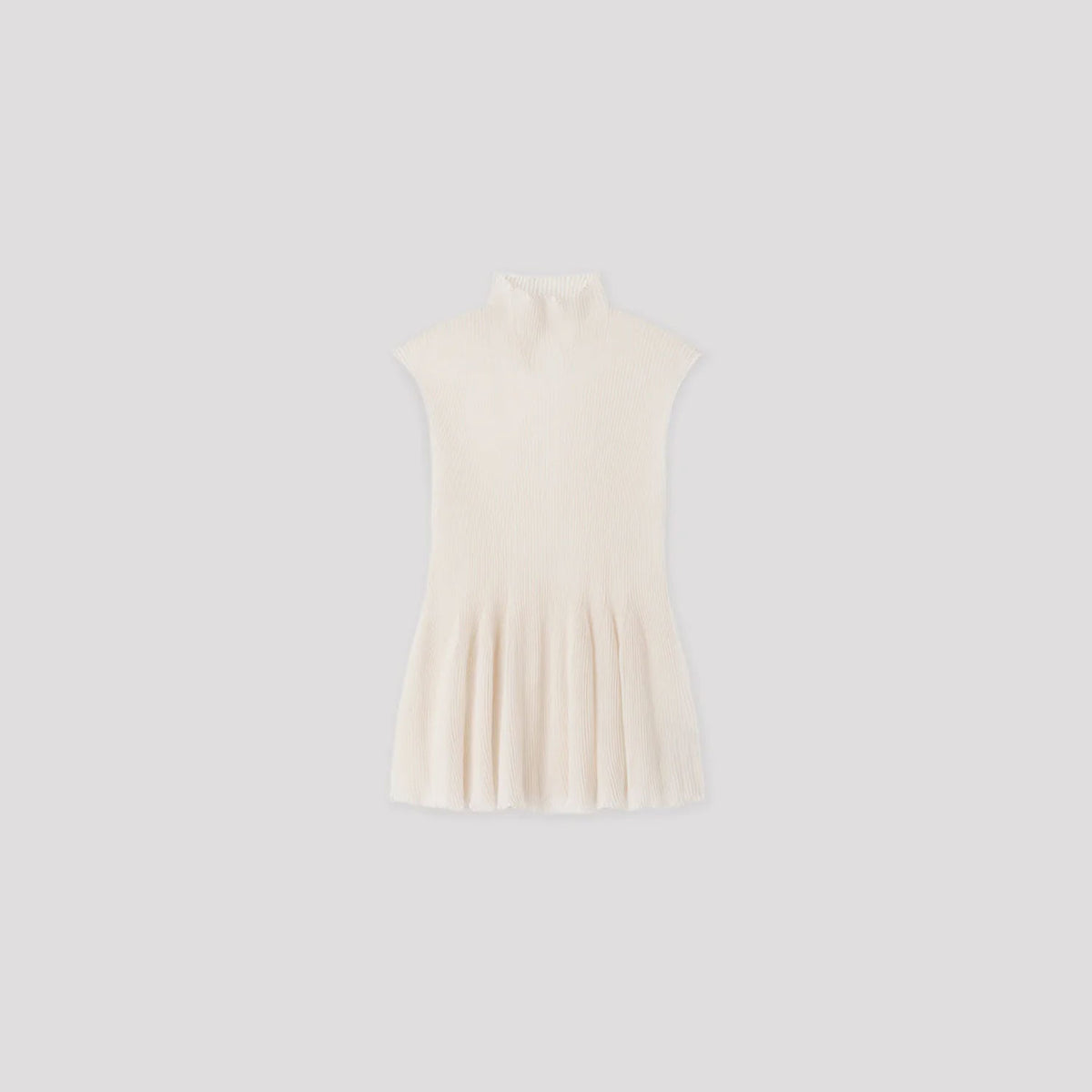HYPHA LUCENT GLITTER SLEEVELESS TOP-PEARL GOLD- – OBLIGE