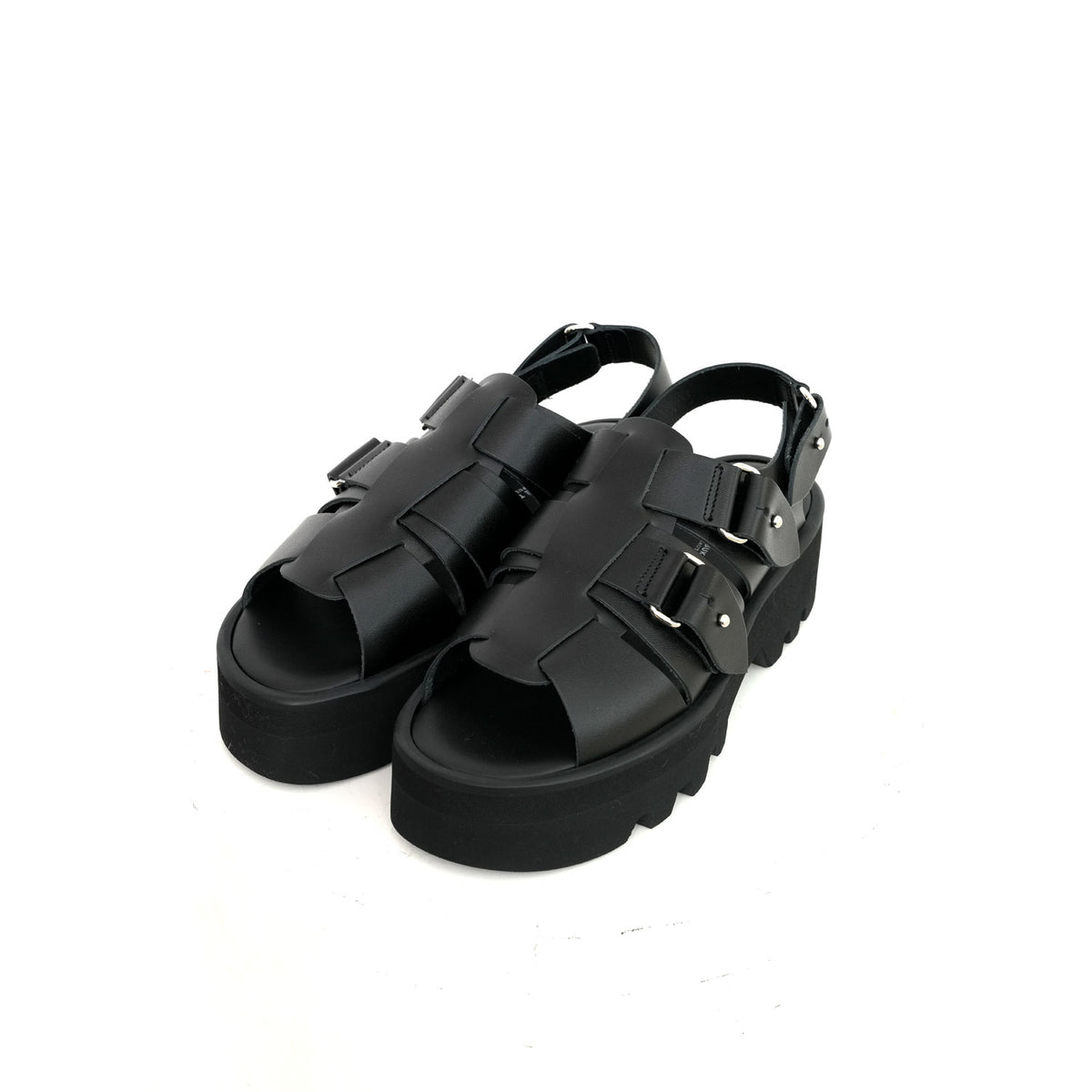 GURKHA SANDAL-BLACK- – OBLIGE