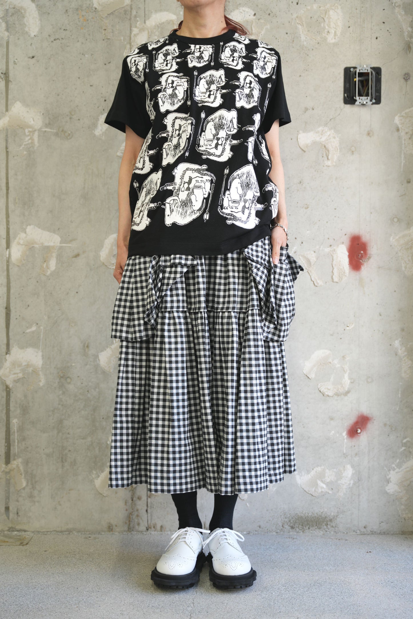 SNORK Tシャツ2-BLACK-