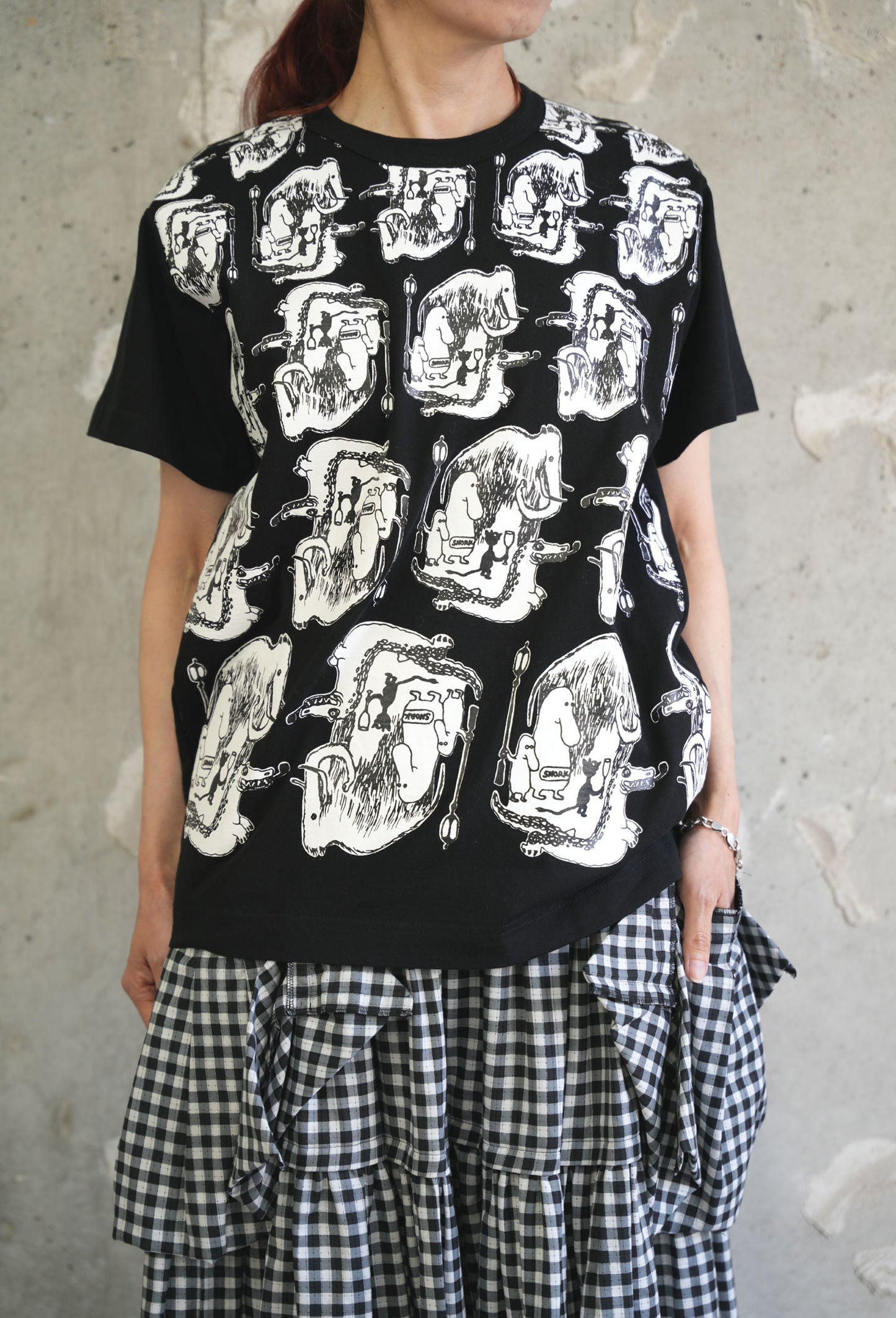 SNORK Tシャツ2-BLACK-