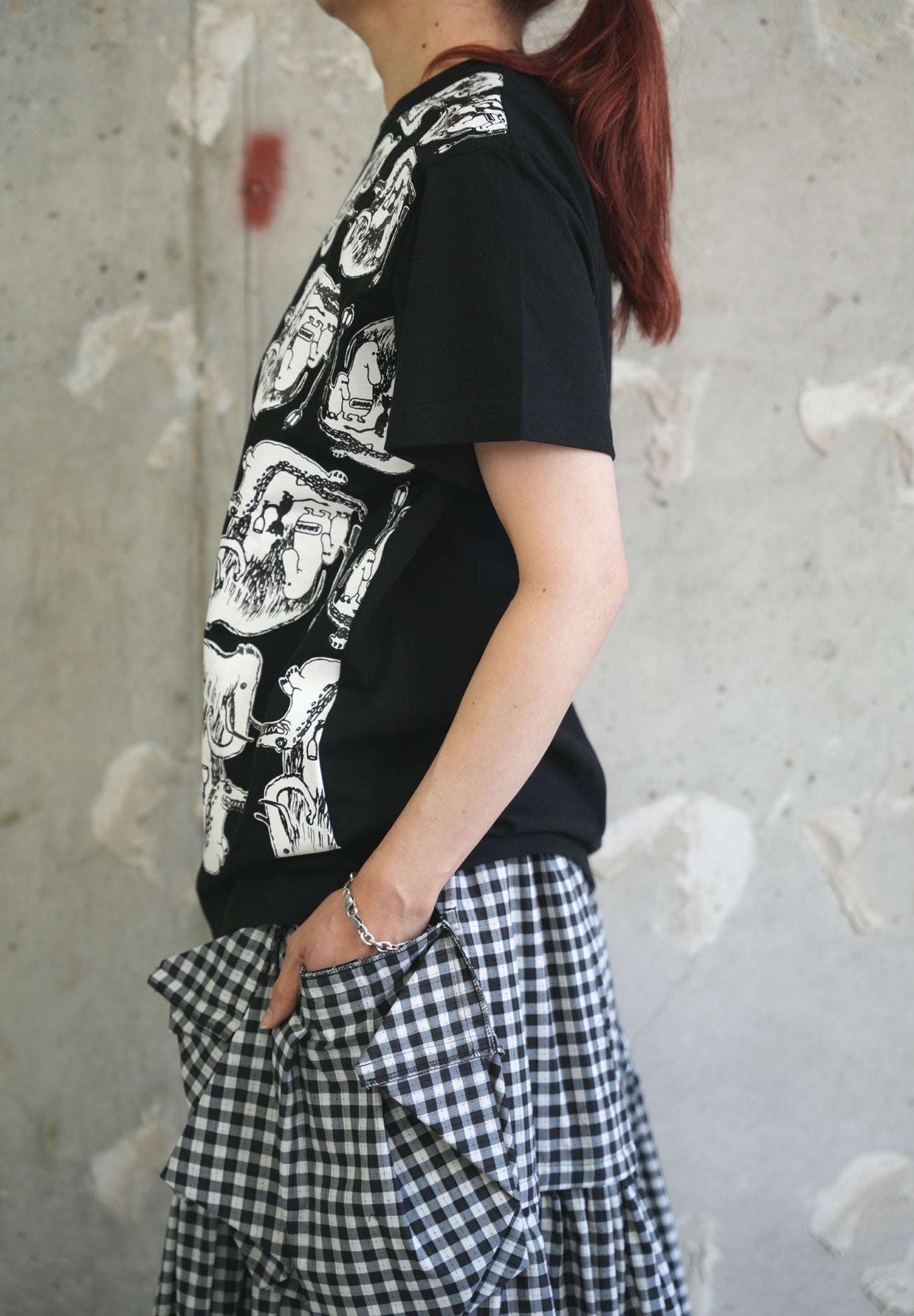 SNORK Tシャツ2-BLACK-