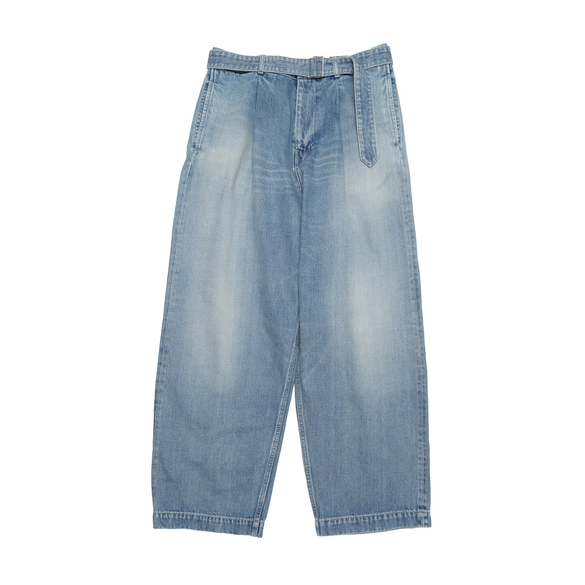 SELVAGE DENIM BELTED PANTS – OBLIGE