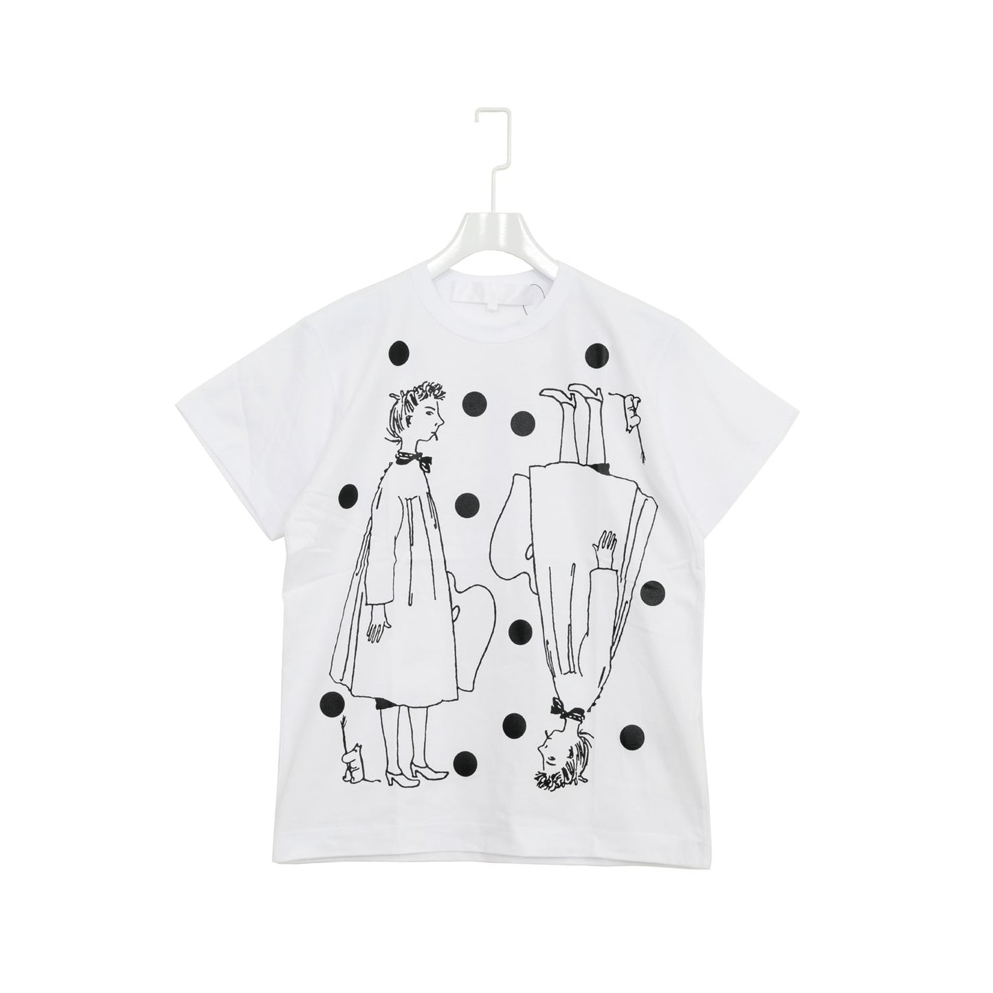 Tove Jansson プリントTシャツ-WHITE-