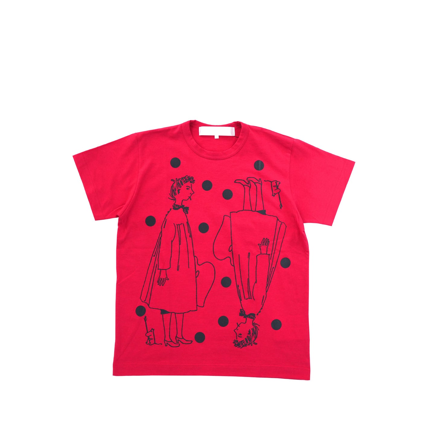 Tove Jansson プリントTシャツ-WHITE-