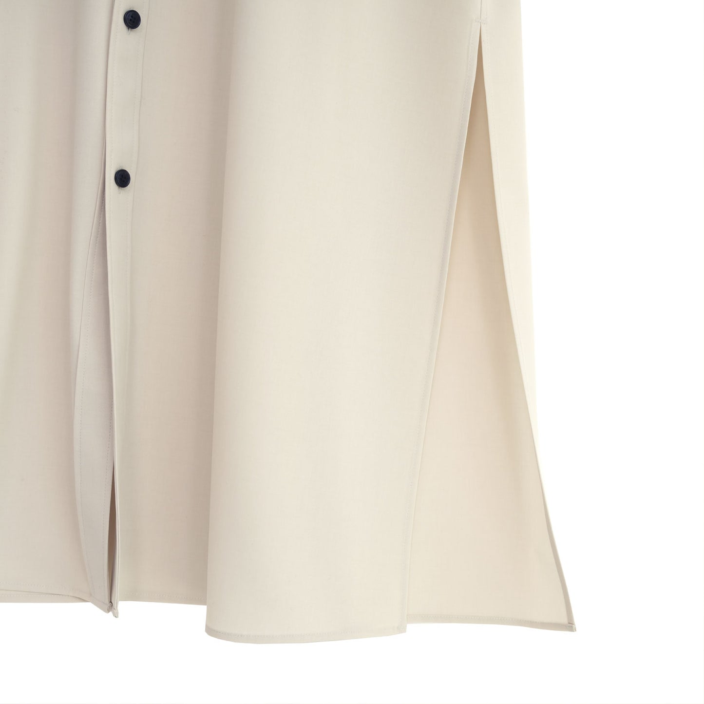 MAXI SHIRT DRESS-CREAM-