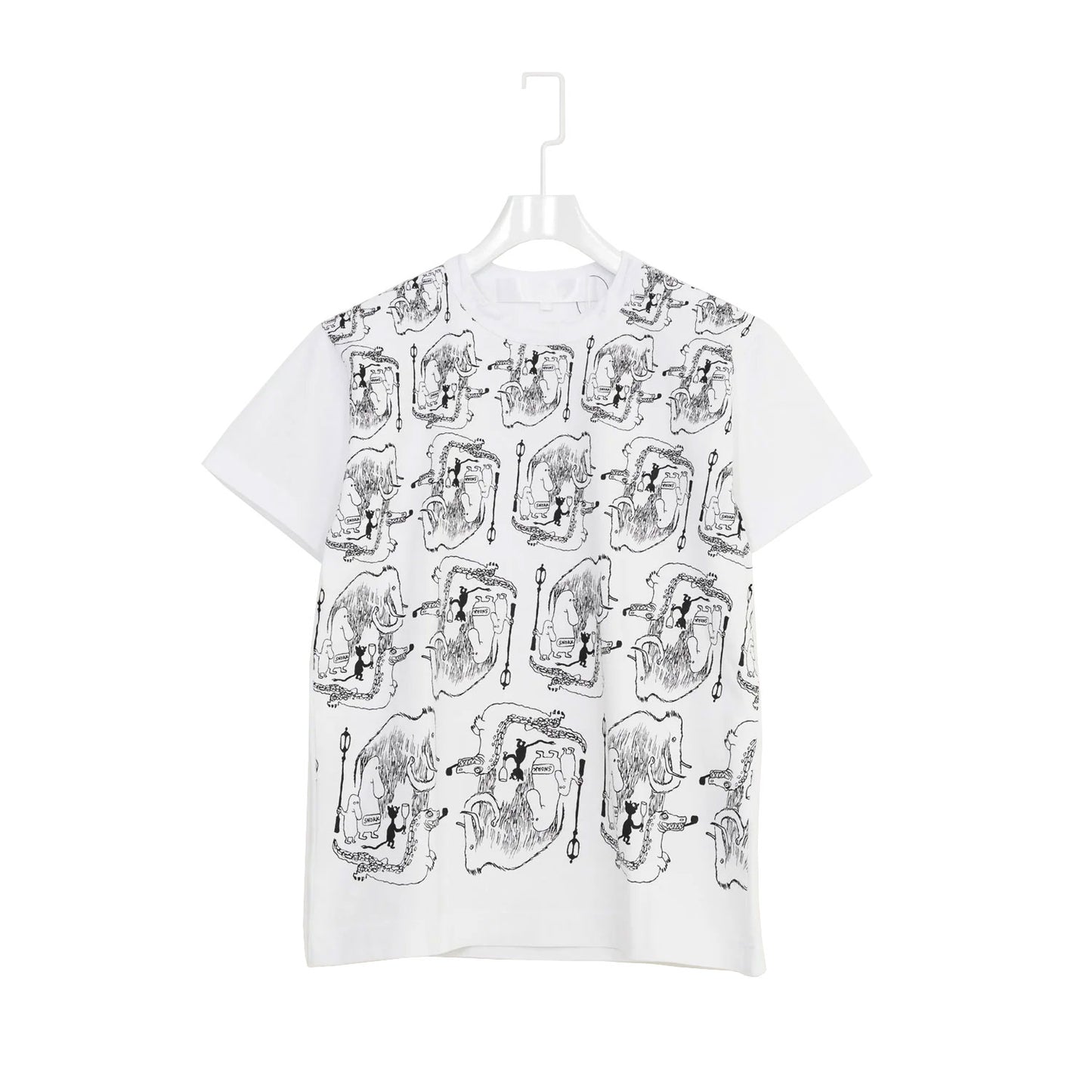 SNORKプリントTシャツ2-WHITE-