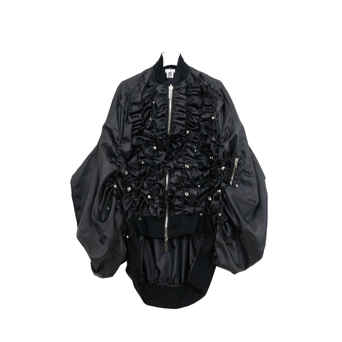 シャーリングブルゾン-BLACK- – OBLIGE