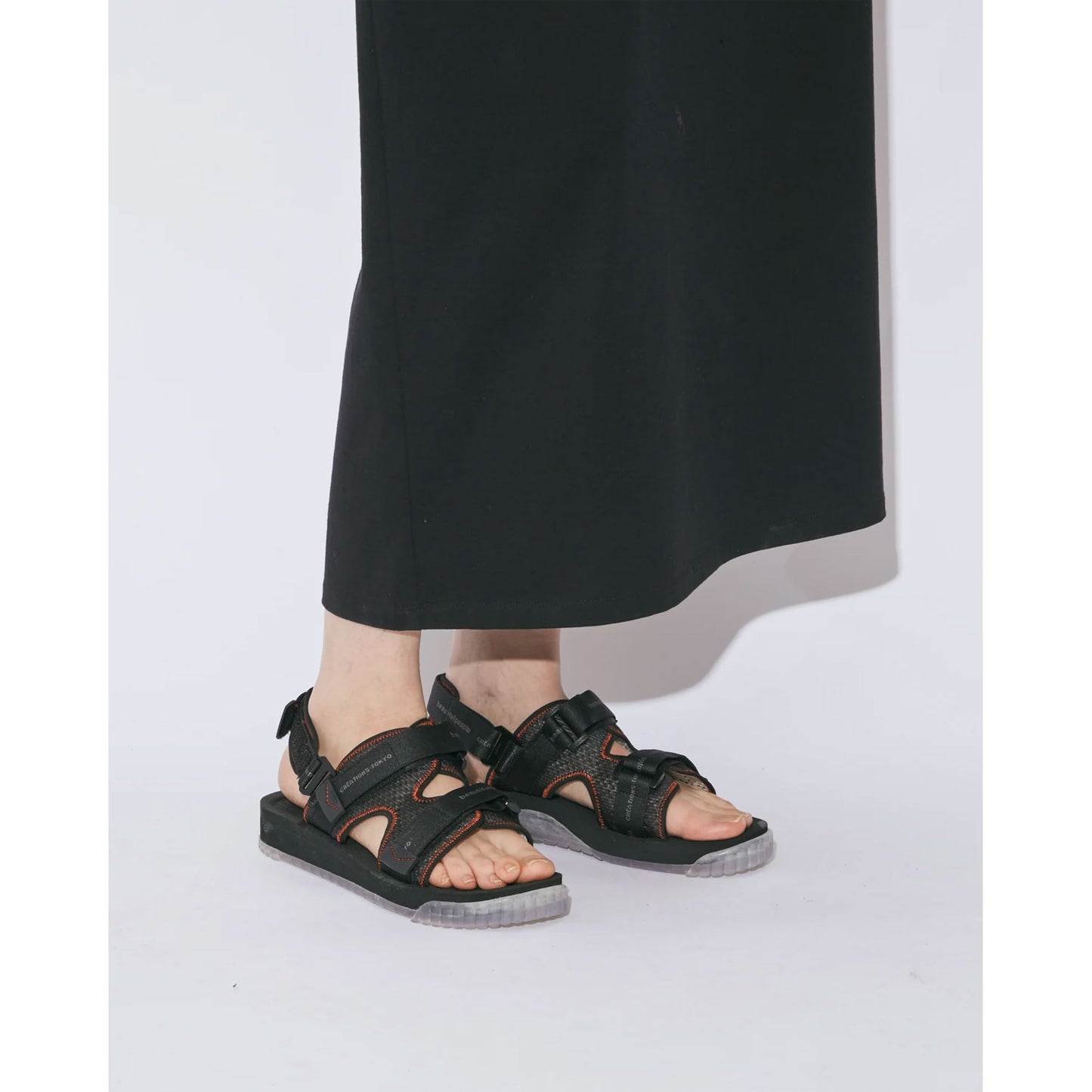SHAKA×bp CHILL OUT sandals-black-