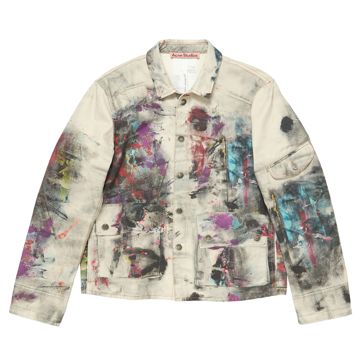 JACKET TROMPE L'OEIL PRINT – OBLIGE