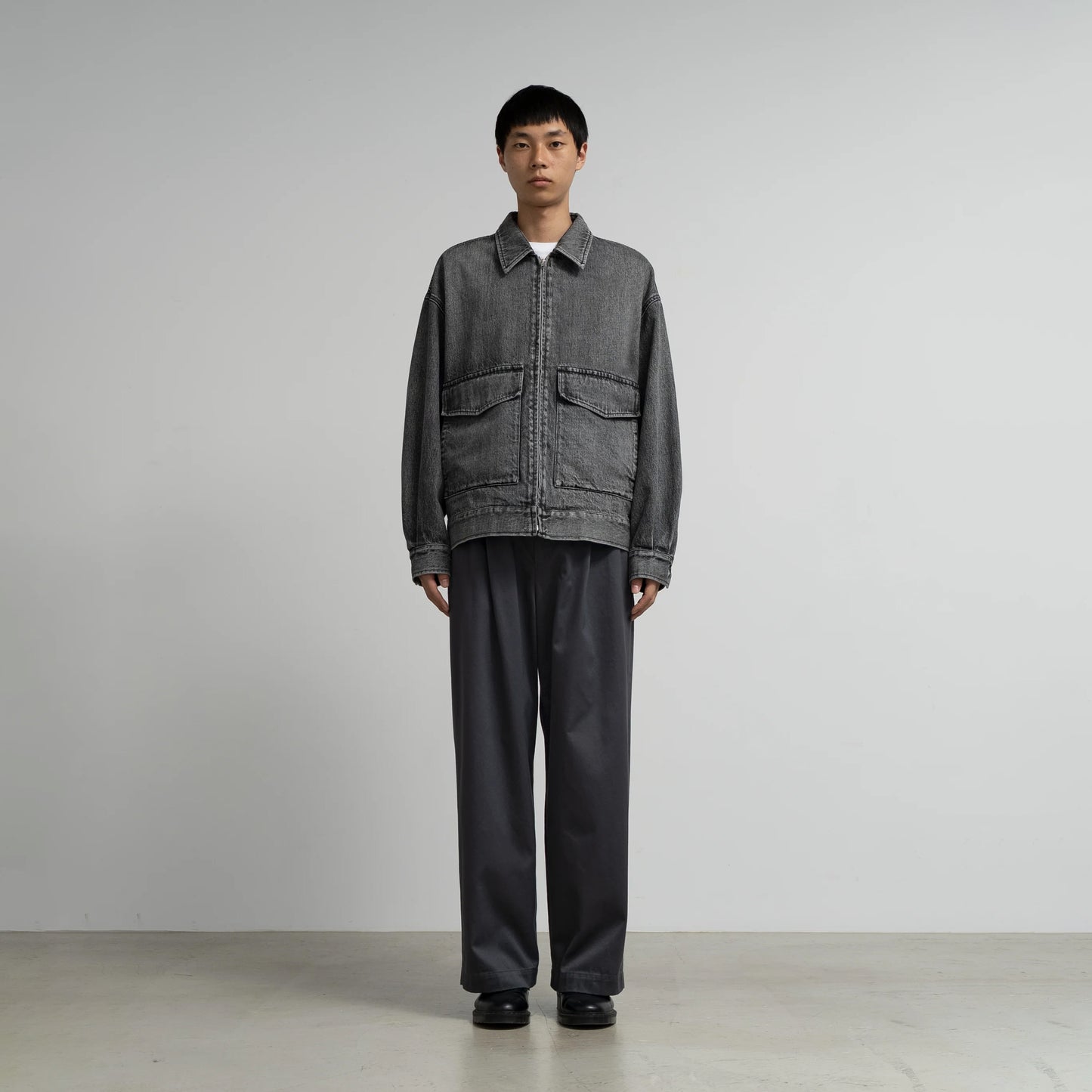 SELVAGE DENIM ZIP JACKET