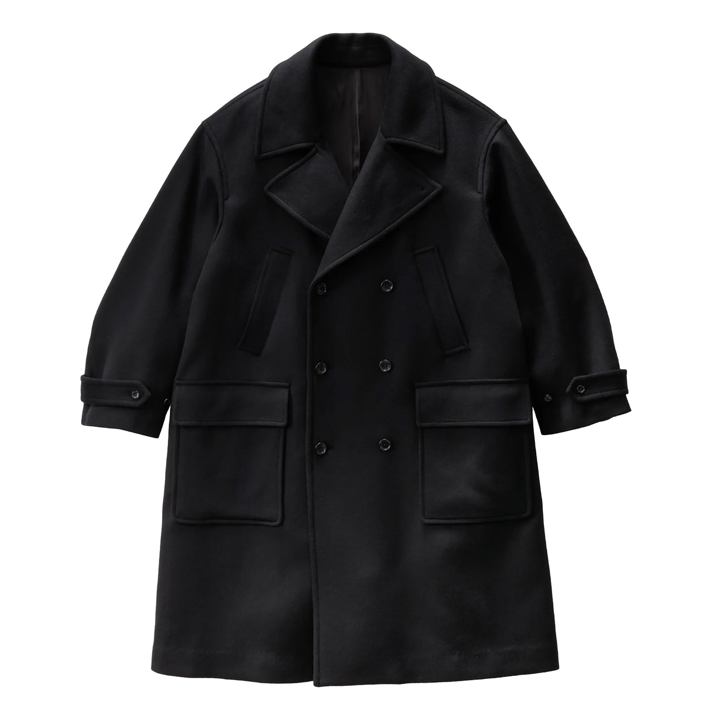 LIGHT MELTON PEA COAT