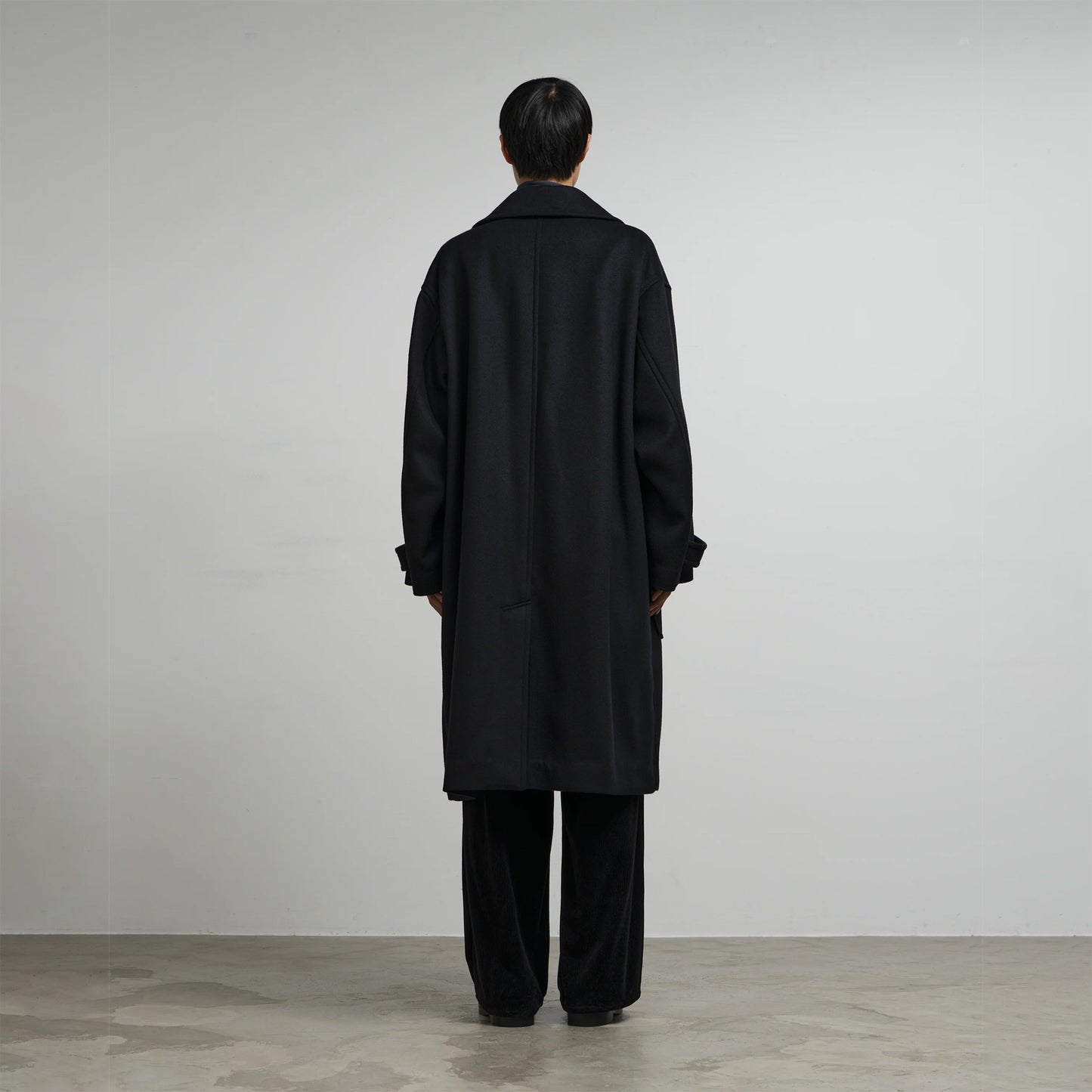 LIGHT MELTON PEA COAT