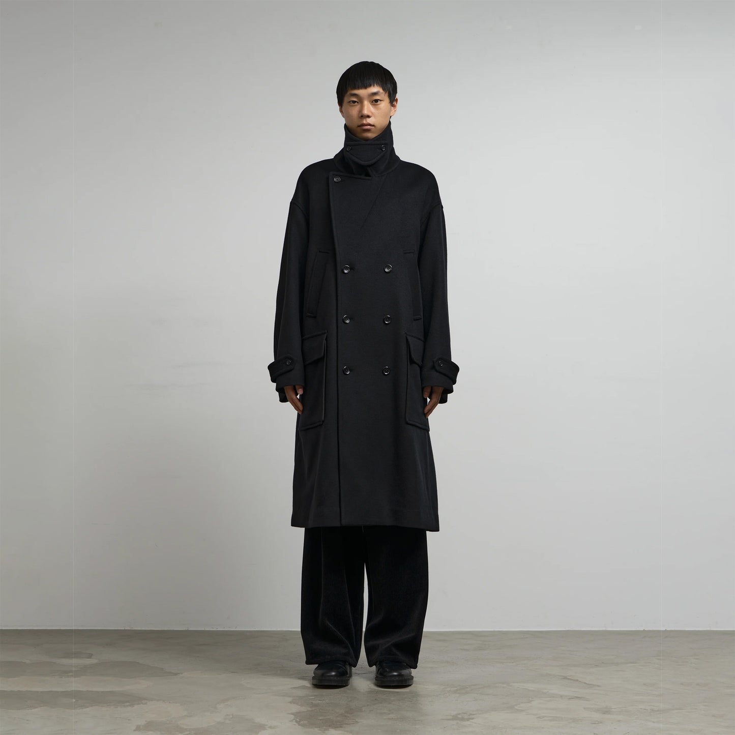 LIGHT MELTON PEA COAT