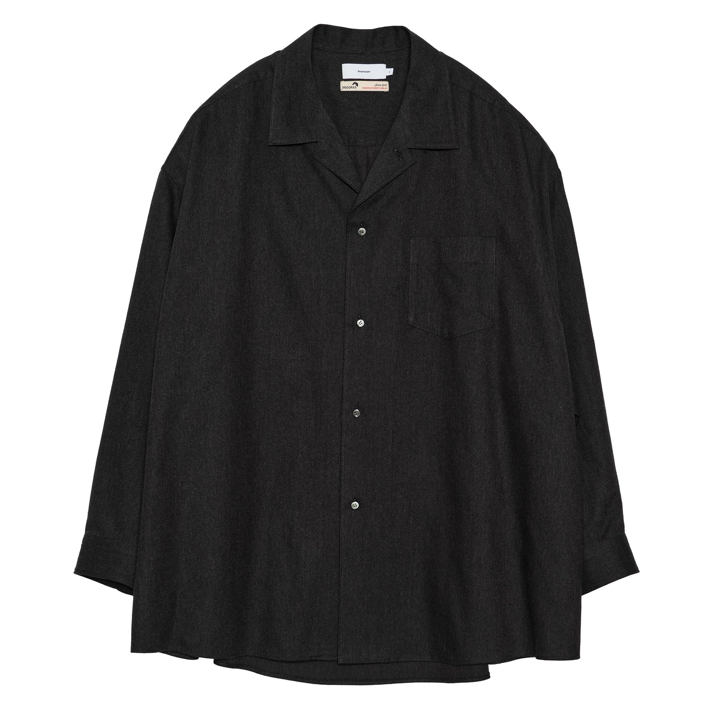 SIDOGRAS COTTON HERRINGBONE FLANNEL SLEEPING SHIRT