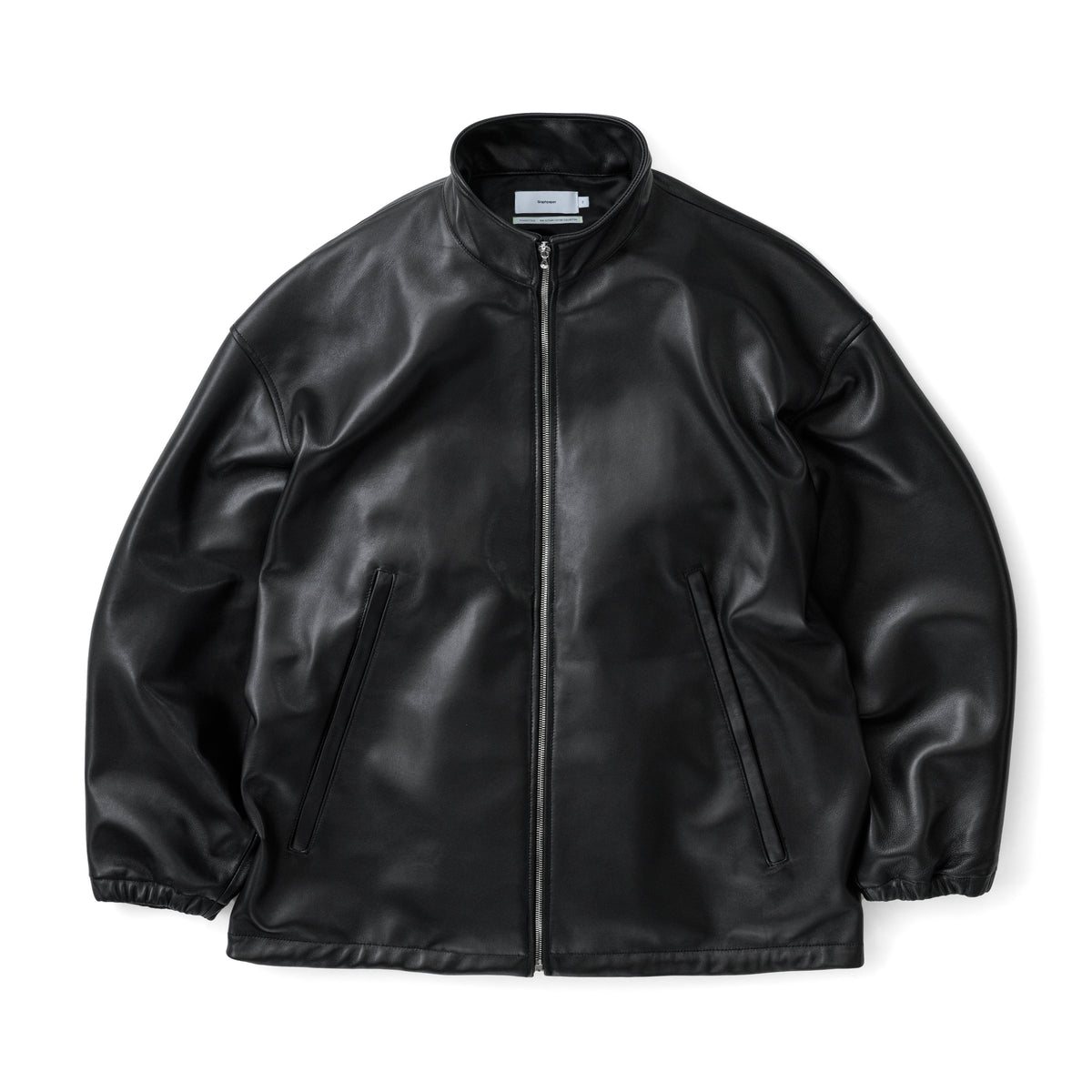 SHEEP LEATHER TRACK BLOUSON – OBLIGE