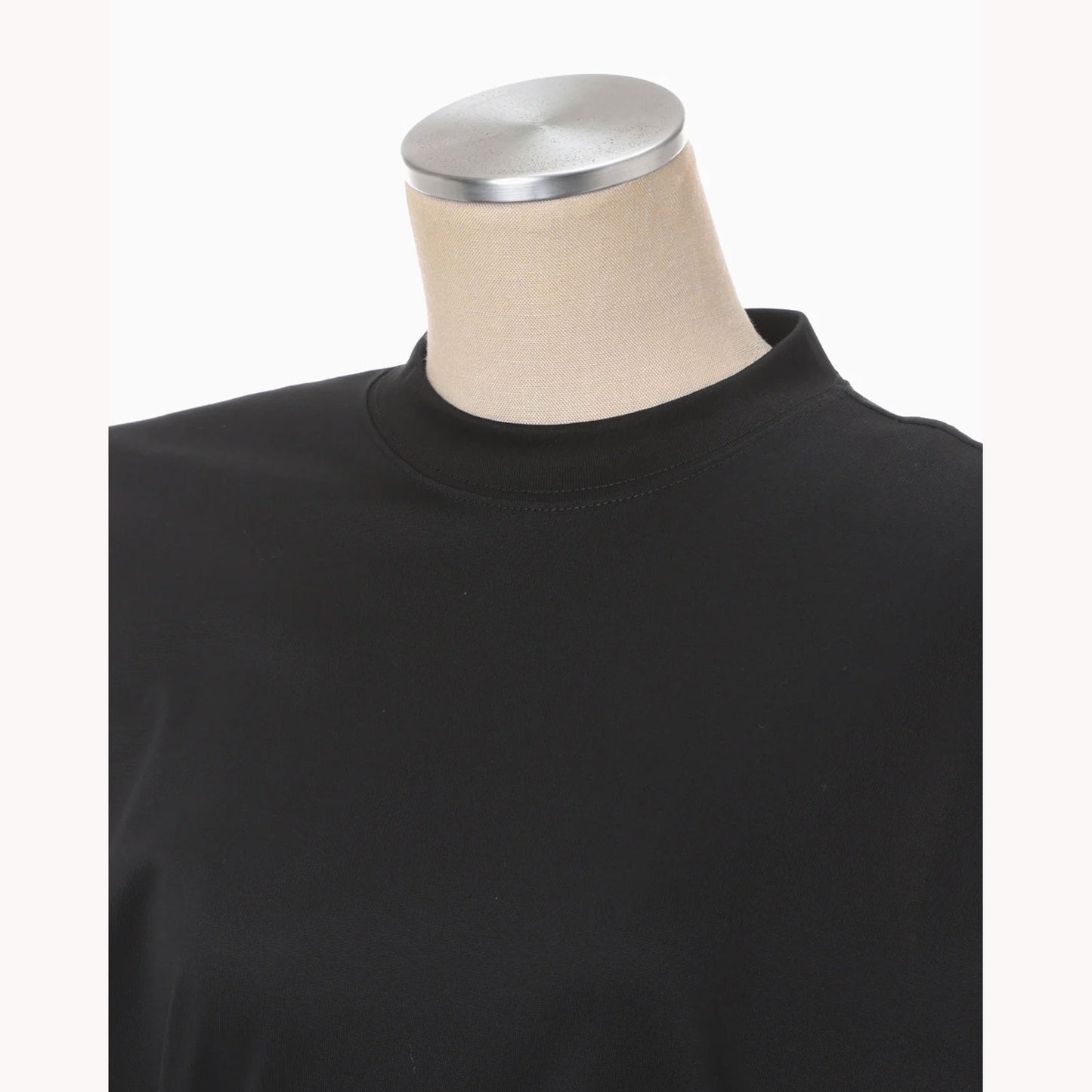 Cotton Jersey Asymmetric Sleeveless Top - grey