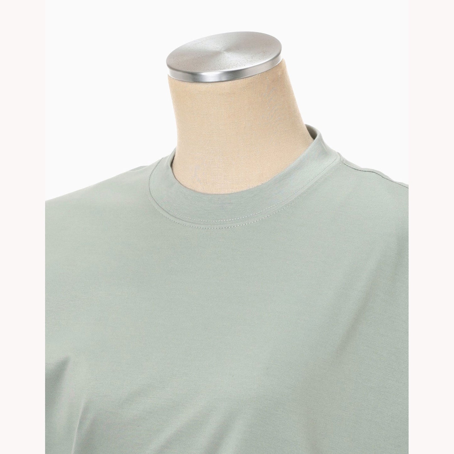 Cotton Jersey Asymmetric Sleeveless Top - grey
