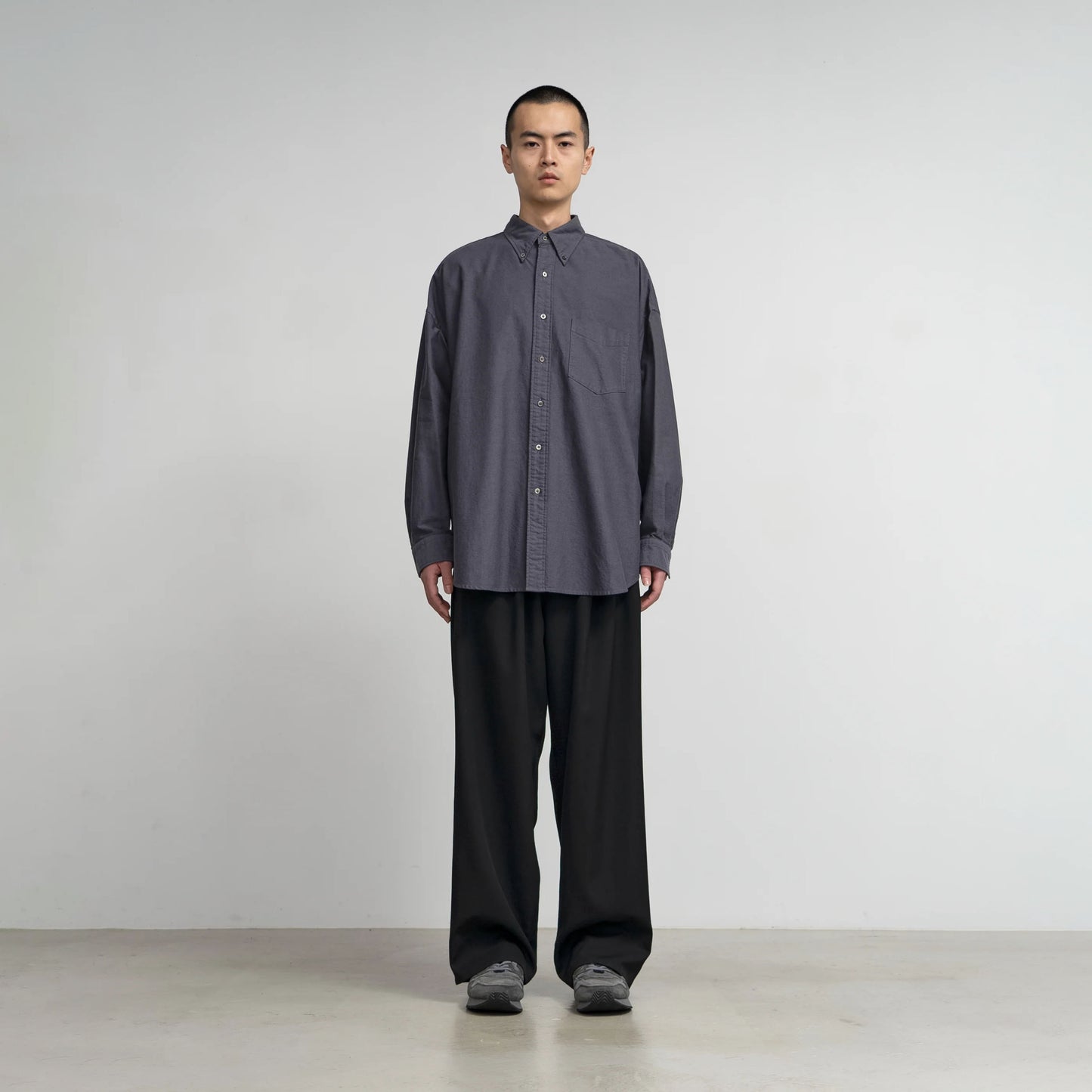 OXFORD L/S OVERSIZED B.D SHIRT