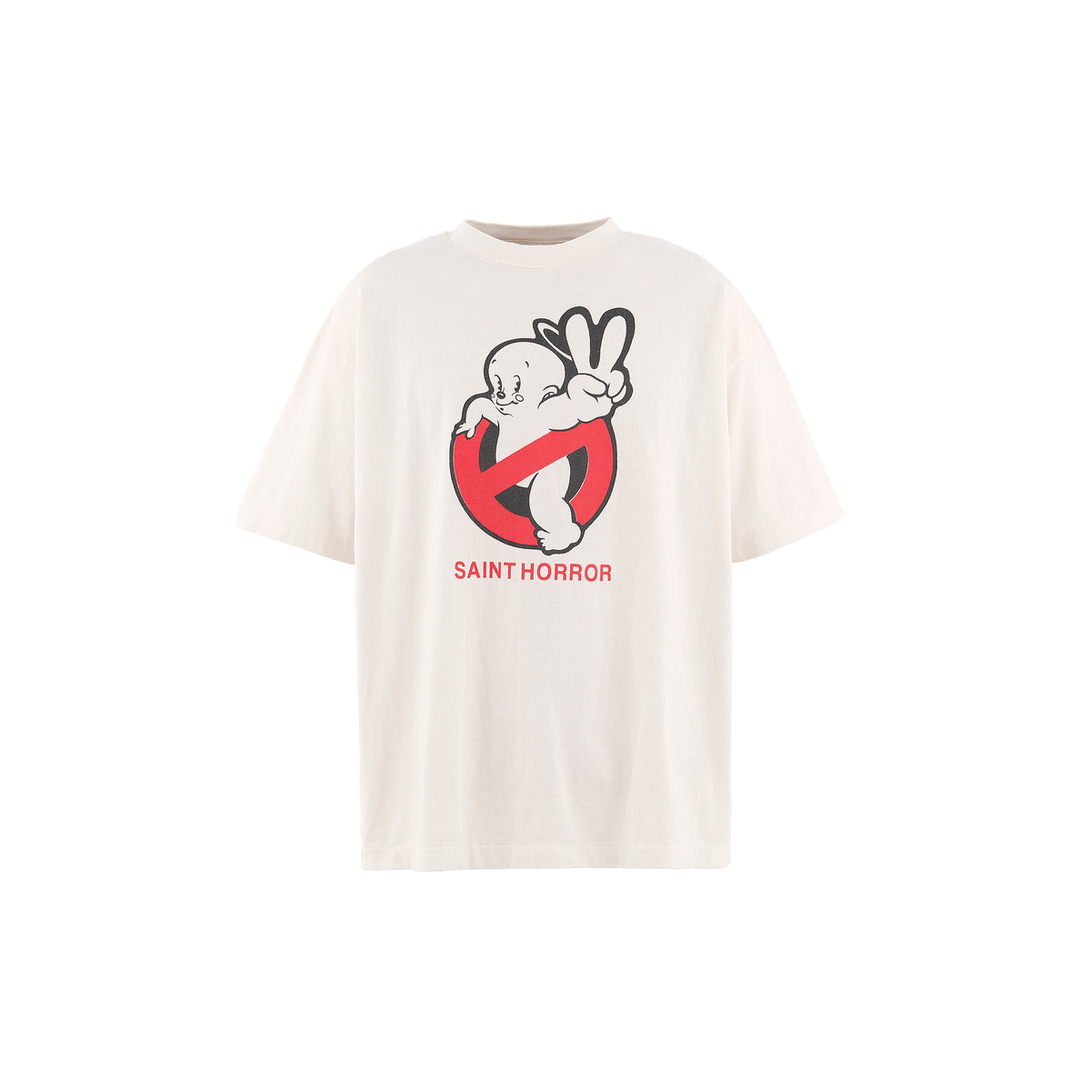 トップス SS T-SHIRT/SAINT HORROR / WHT XXL SS T-SHIRT SAINT HORROR – OBLIGE