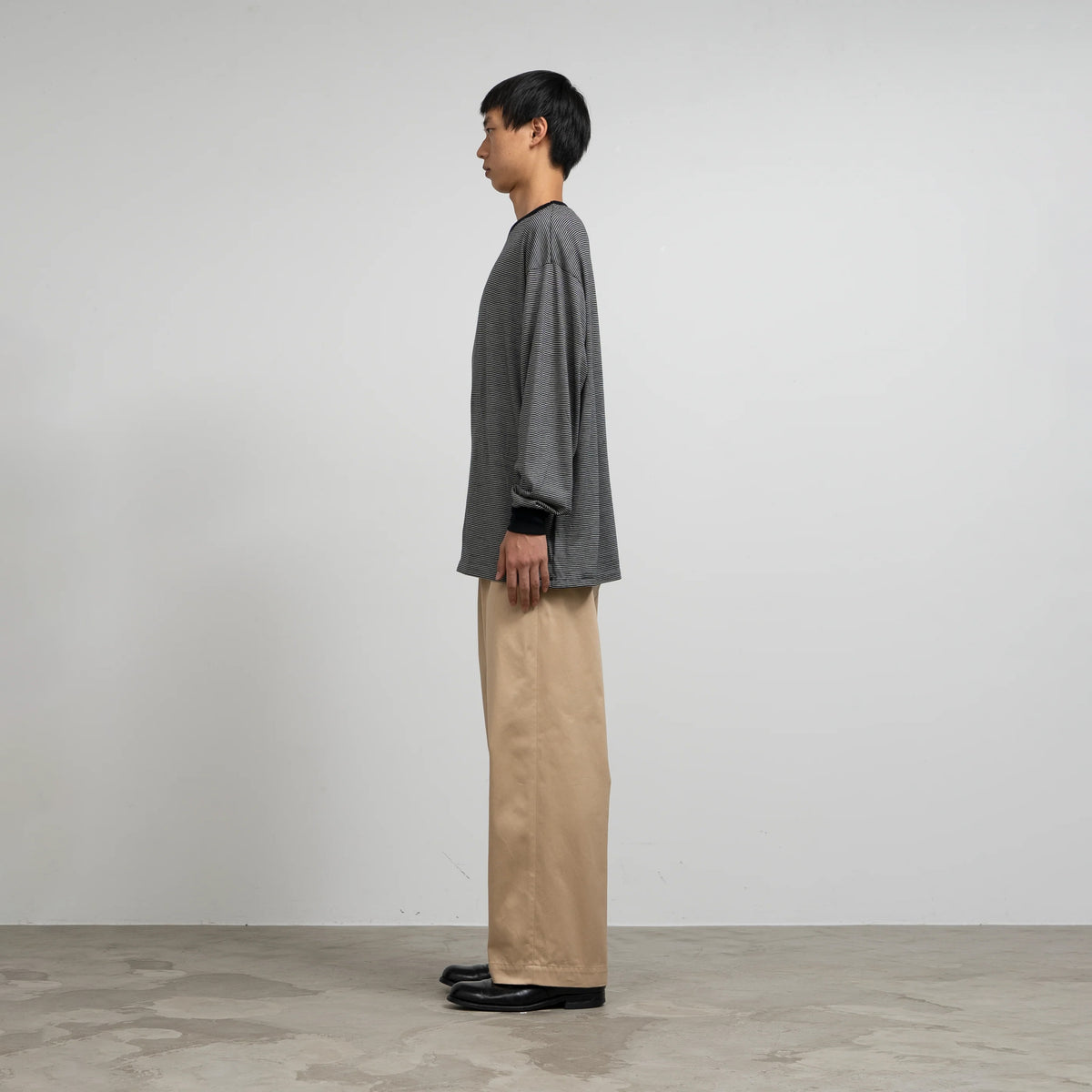 WOOL BORDER L/S TEE – OBLIGE