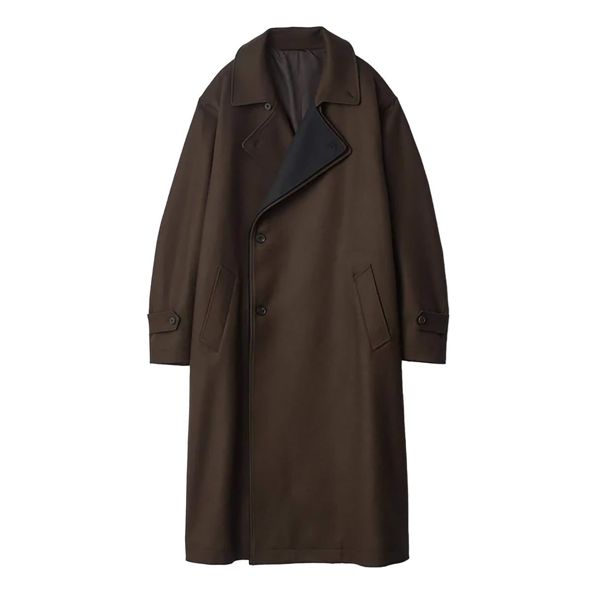 DOUBLE LAPELED DOUBLE BREASTED COAT – OBLIGE