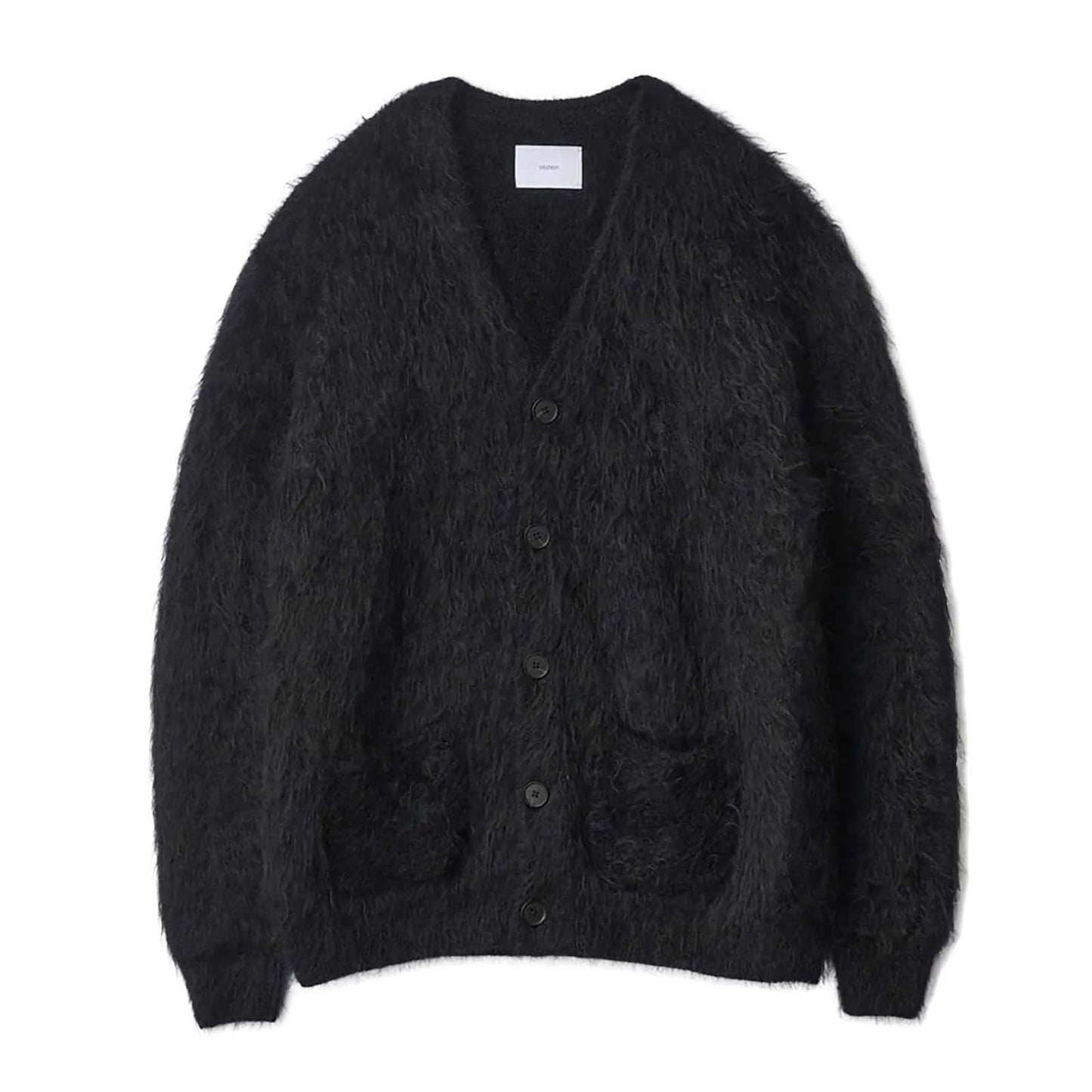 KID MOHAIR KNIT V NECK CARDIGAN