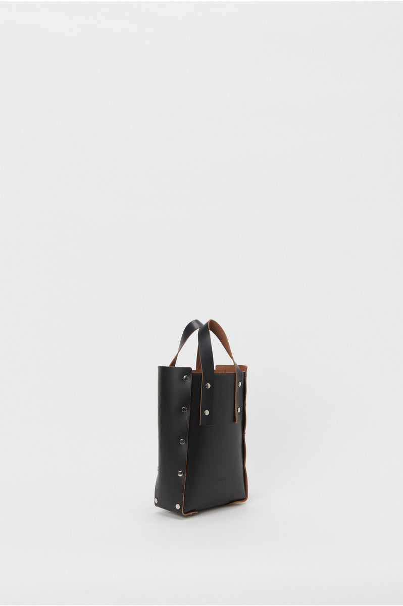 assemble hand bag tall S -BLACK- – OBLIGE