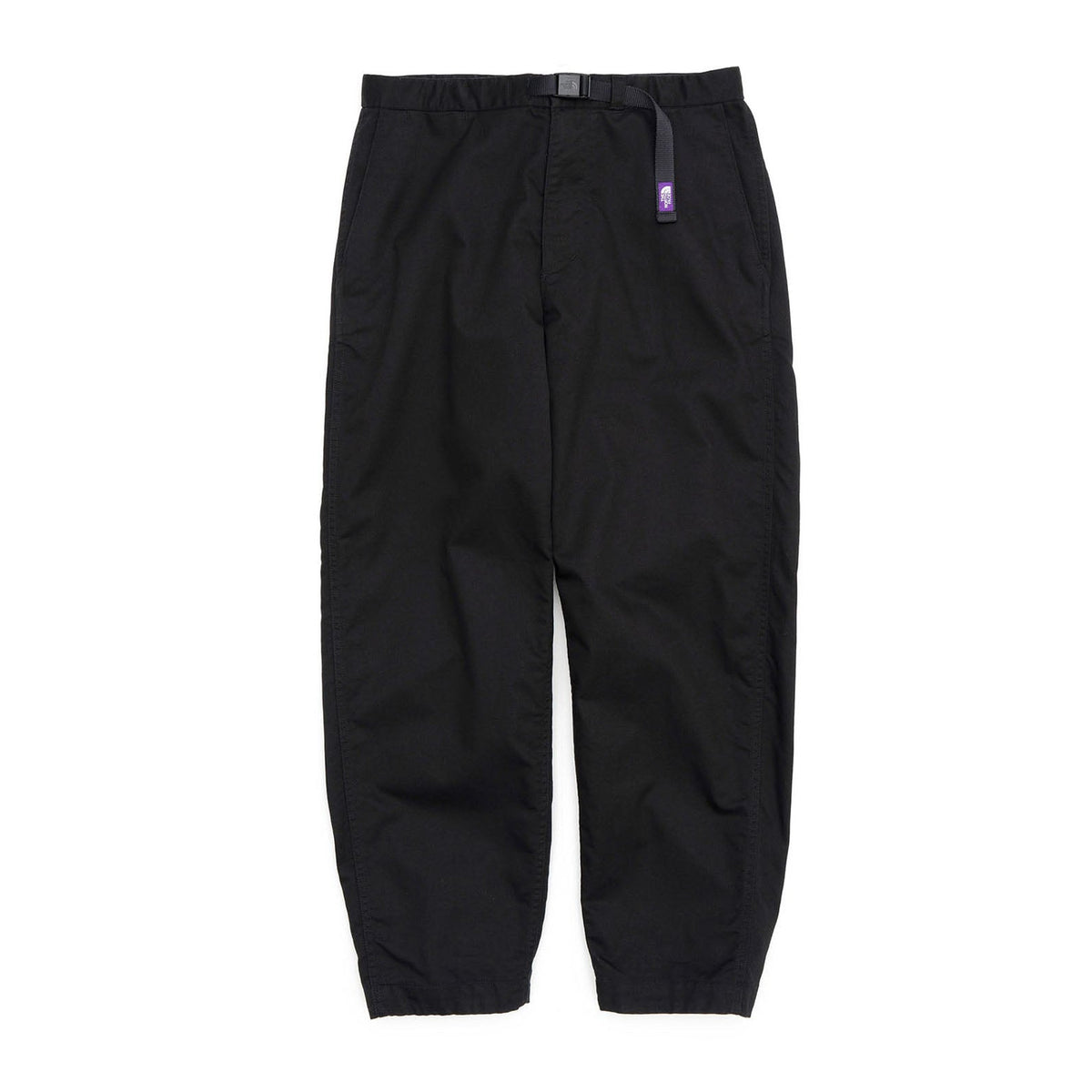 STRETCH TWILL WIDE TAPERED PANTS – OBLIGE