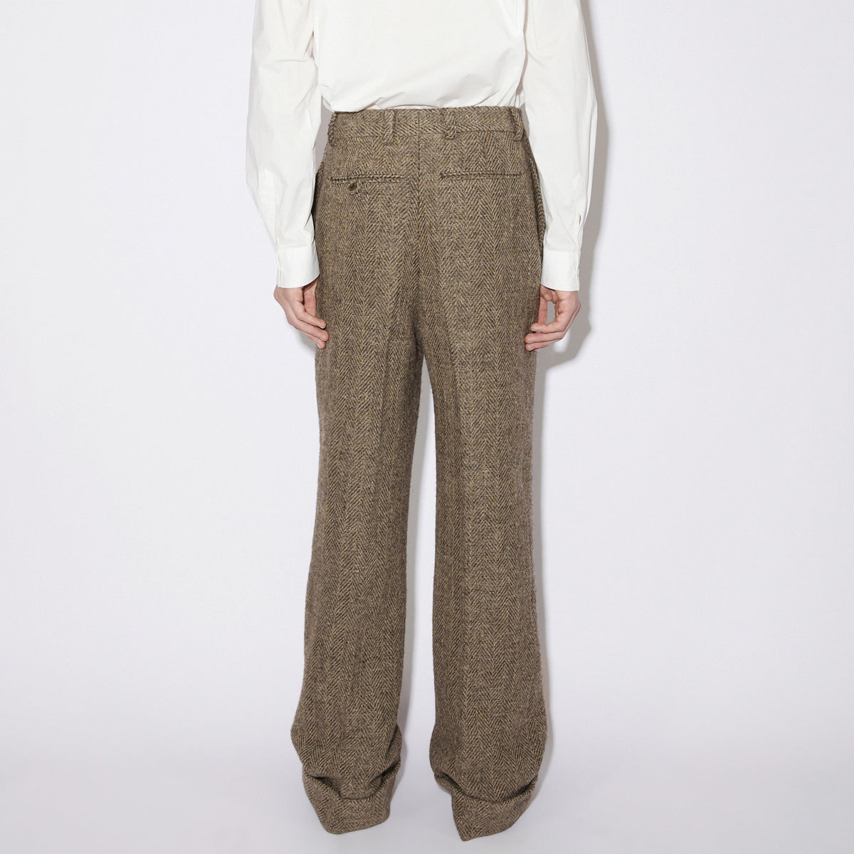 WOOL TWEED TROUSERS – OBLIGE