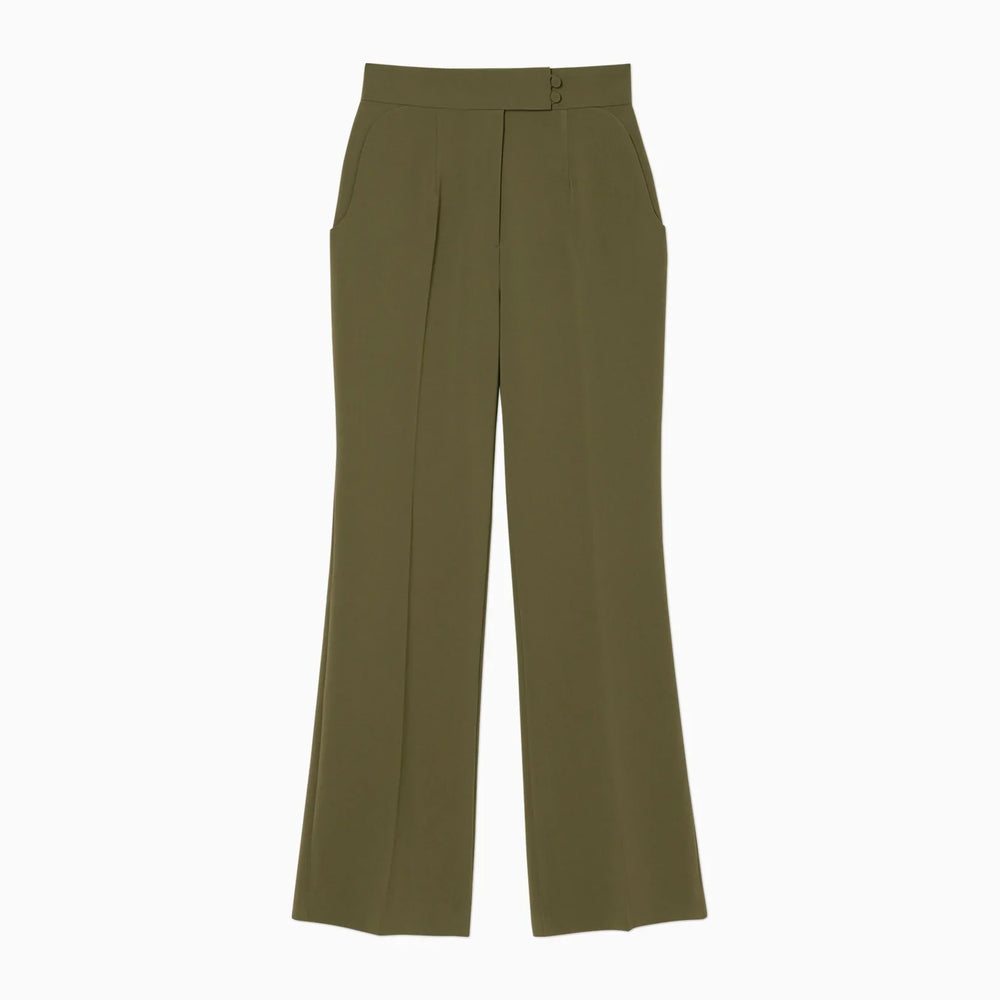 High Waisted Creased suit Trousers