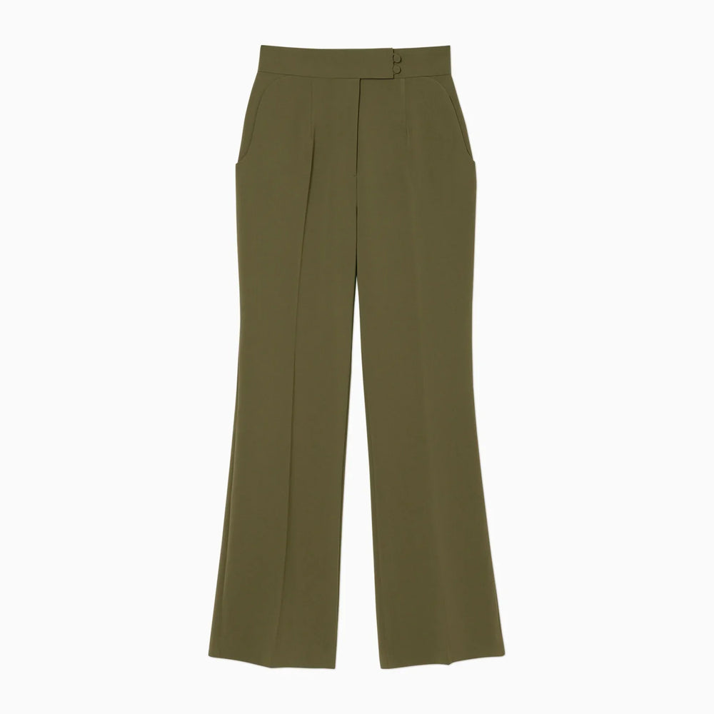
                  
                    High Waisted Creased suit Trousers
                  
                