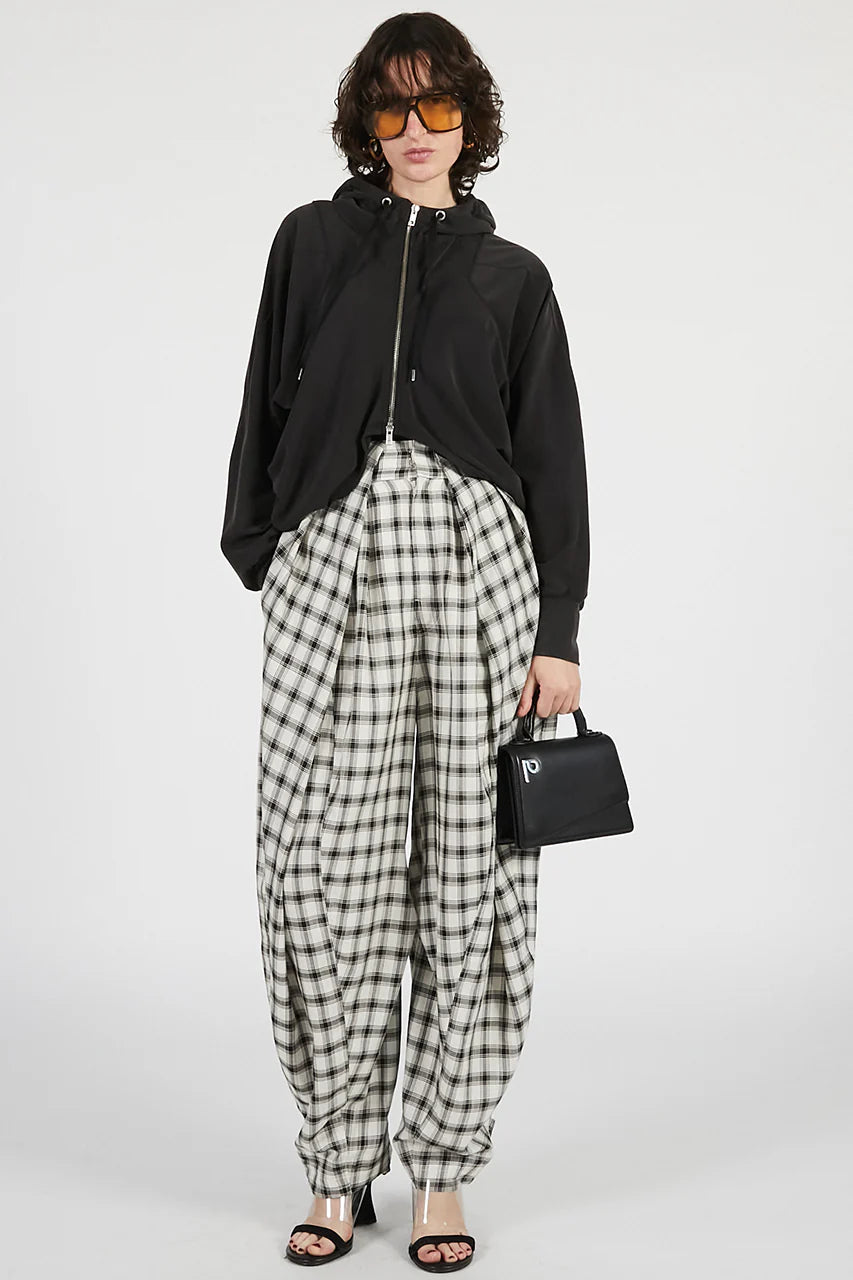 
                  
                    Tuck Form Volume Check Pants
                  
                