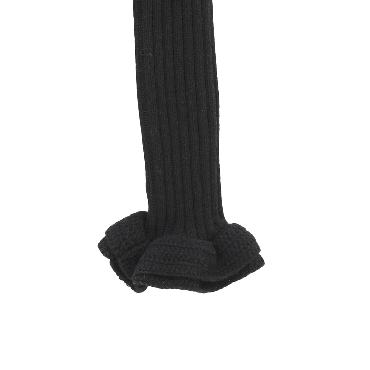 
                  
                    W FACE SHORT FRILLED KNIT TOPS -BLACK-
                  
                