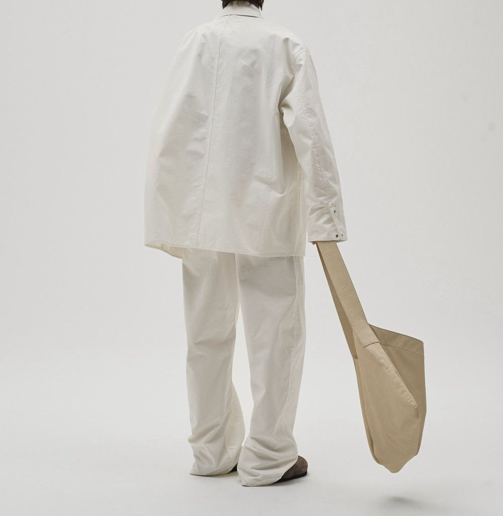 
                  
                    Boyfriend Cotton Pants-WHITE-
                  
                