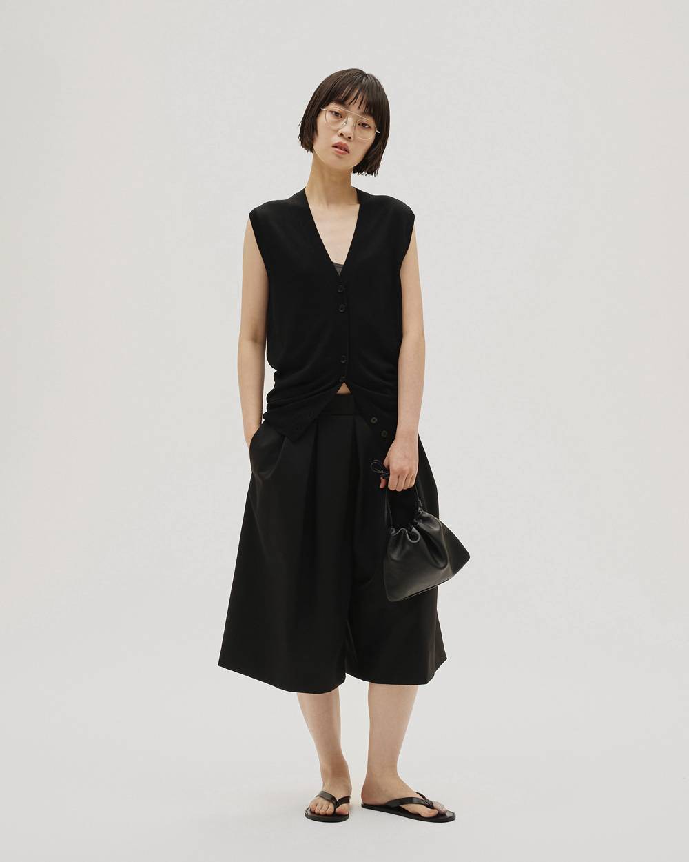 Tencelsilk Knit Vest – OBLIGE