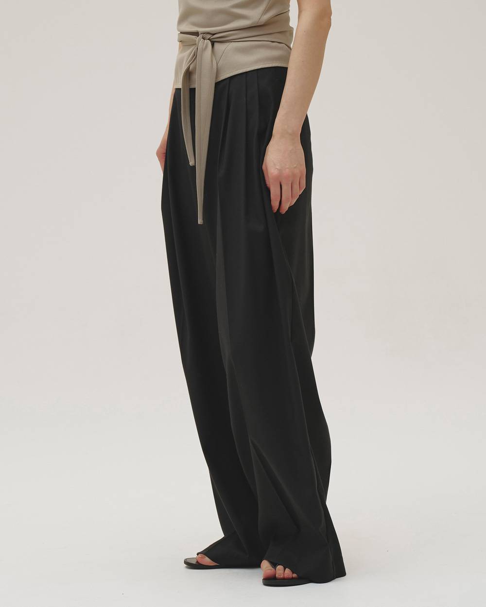 
                  
                    Lightweight Tuck Trousers
                  
                