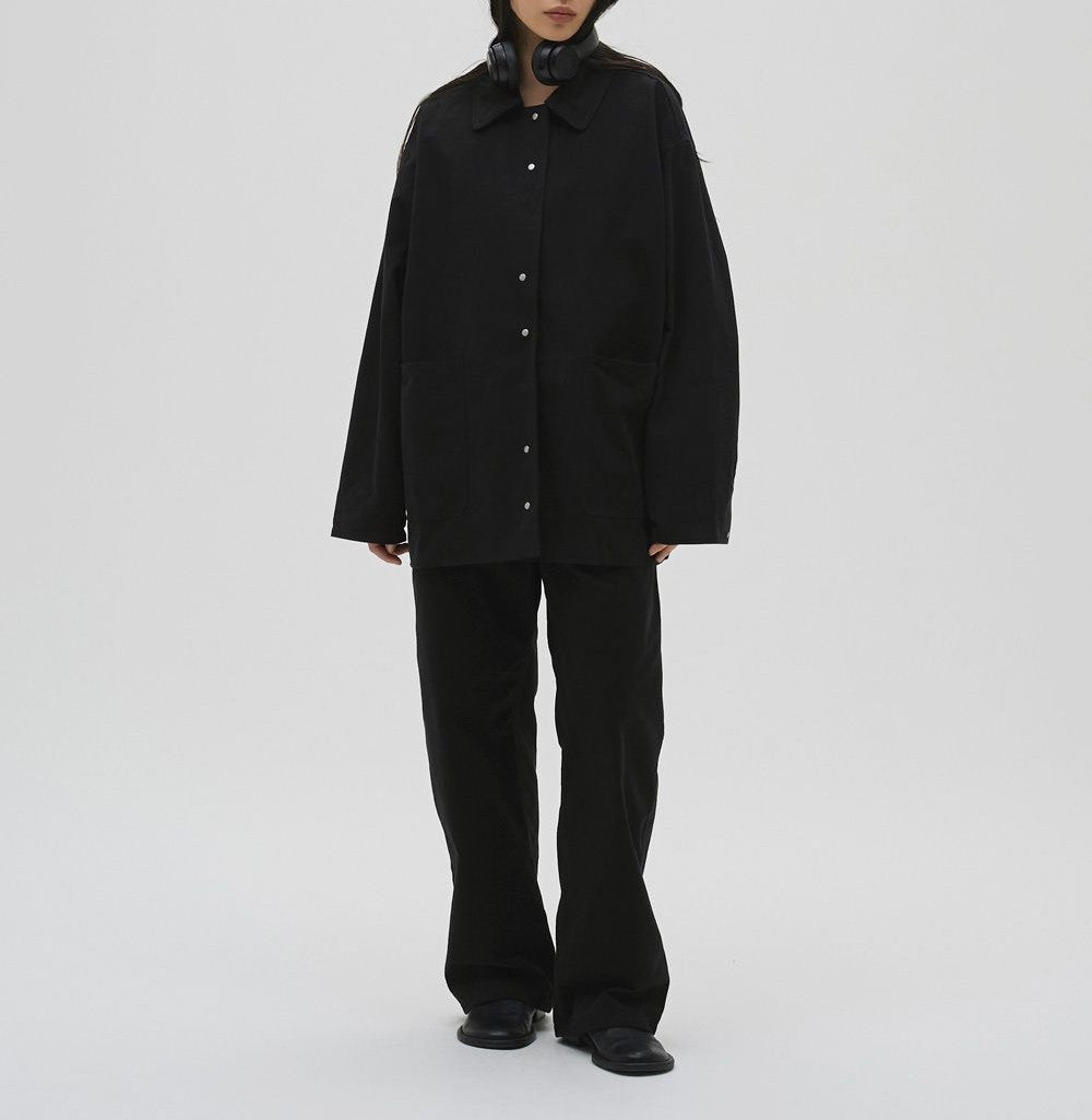 
                  
                    Boyfriend Cotton Pants-WHITE-
                  
                