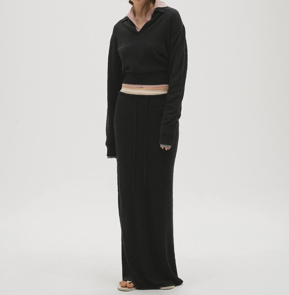 
                  
                    Layered Polo Knit
                  
                