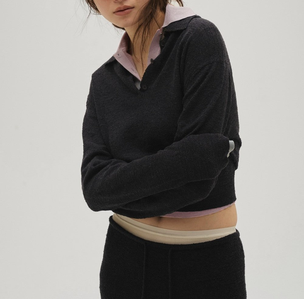 
                  
                    Layered Polo Knit
                  
                