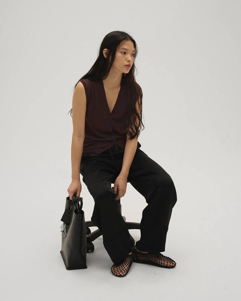 【新品】todayful Tencelsilk Knit Vest Tencelsilk Knit Vest – OBLIGE