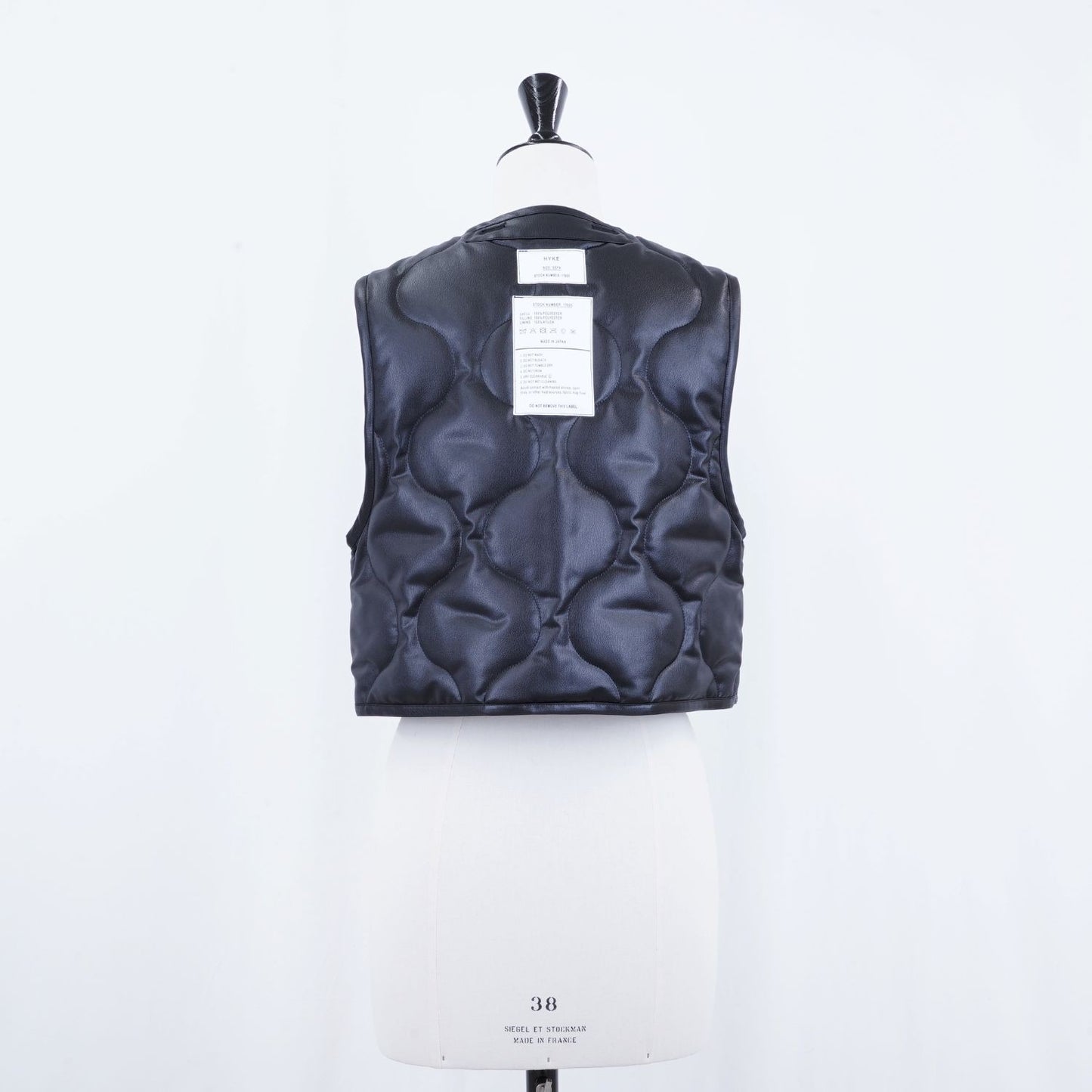 
                  
                    FAUX LEATHER QUILTED CROPPED VEST
                  
                