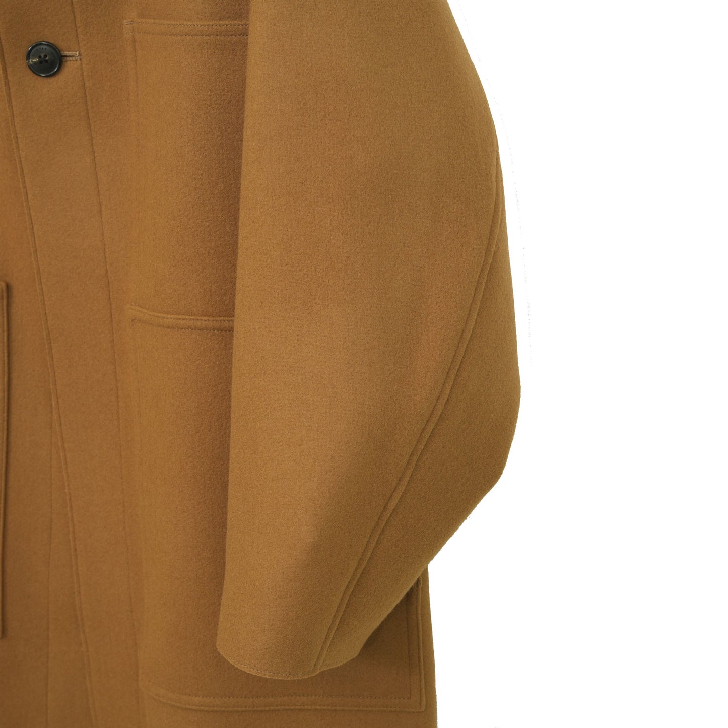 
                  
                    MELTON HOODED WORK COAT-COYOTE BROWN-
                  
                