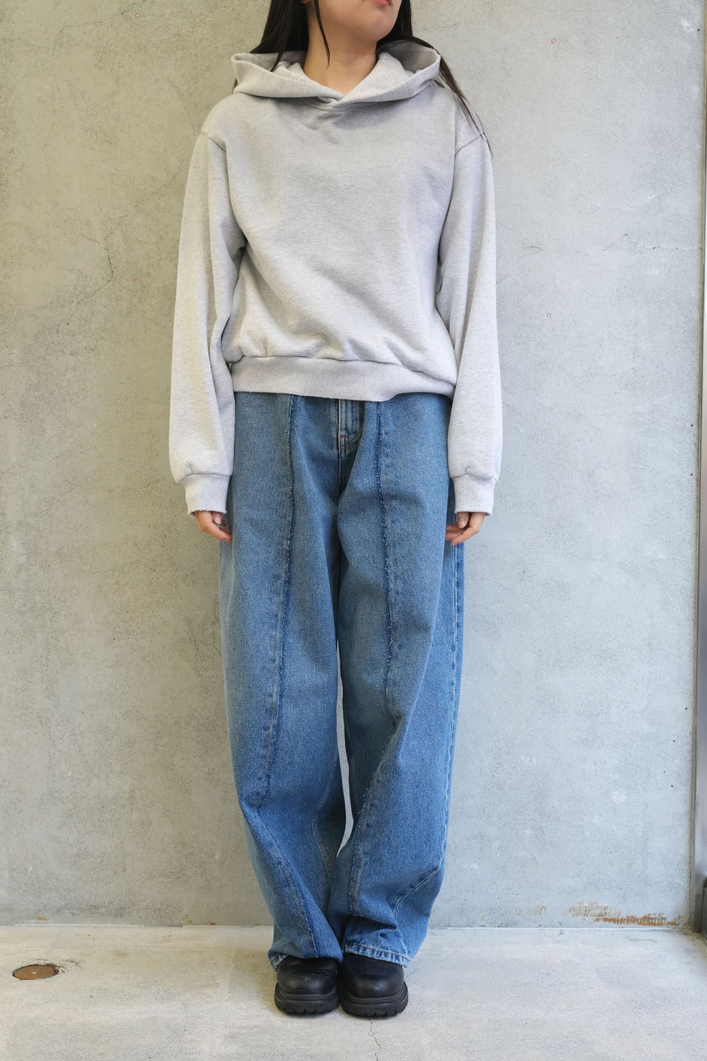 
                  
                    wide leg jeans-BLUE-
                  
                