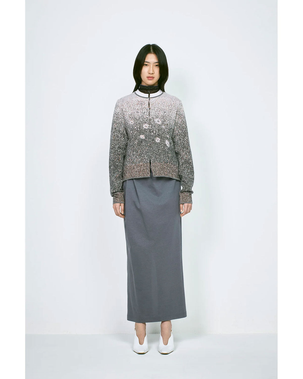 
                  
                    Cotton Jersey Asymmetric Skirt
                  
                